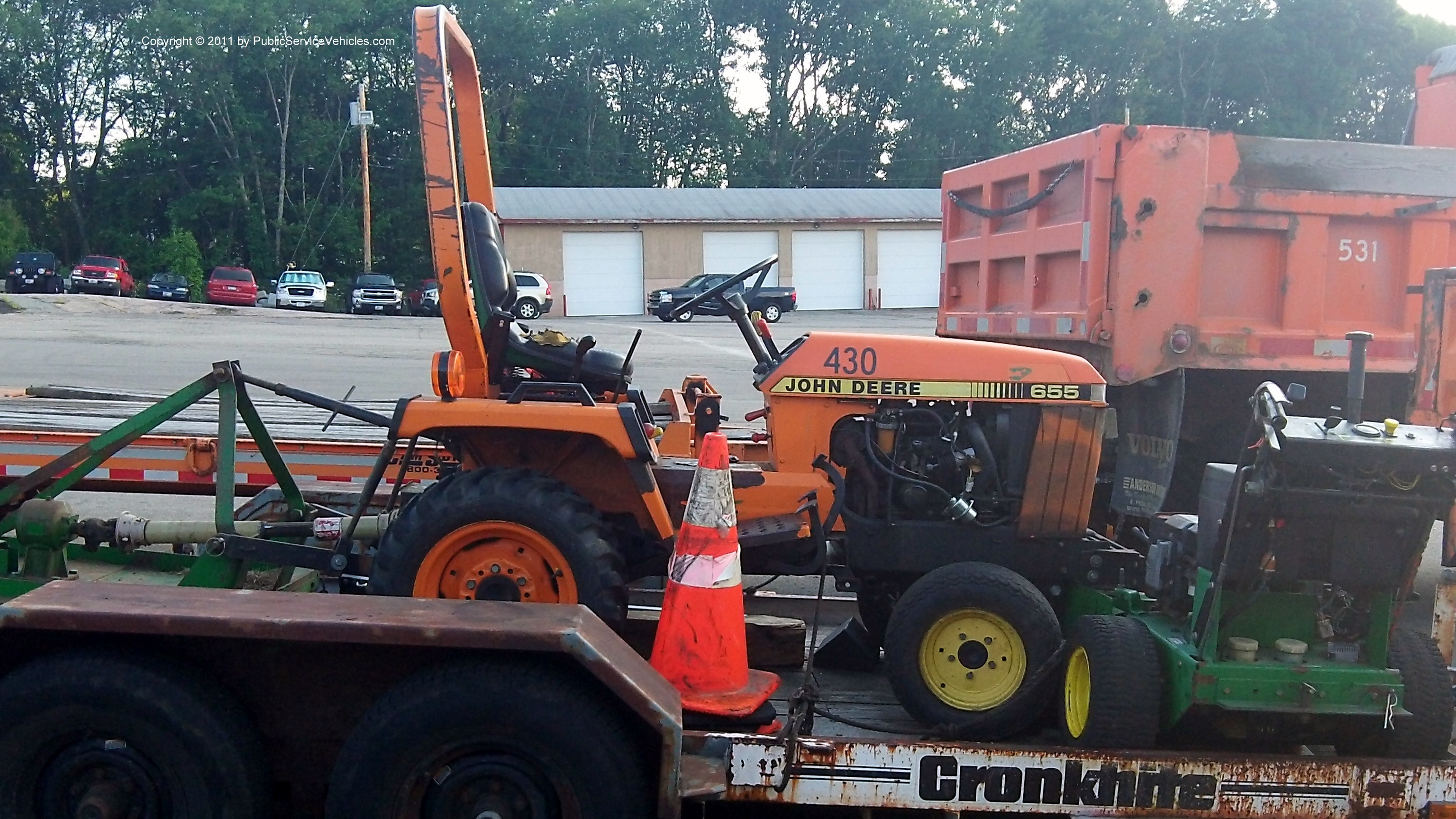 A photo  of Rhode Island Department of Transportation
            Mower 430, a 1980-2010 John Deere 655             taken by Kieran Egan