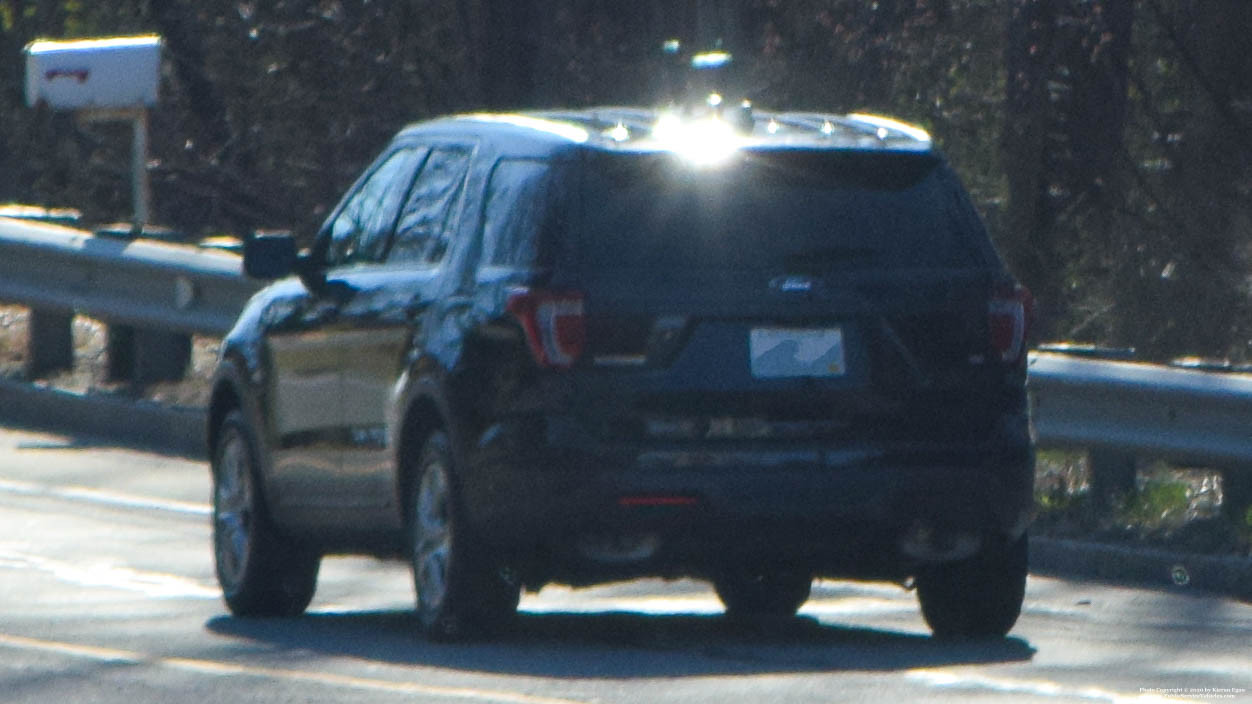 A photo  of Rhode Island State Police
            Unmarked Unit, a 2016-2019 Ford Police Interceptor Utility             taken by Kieran Egan