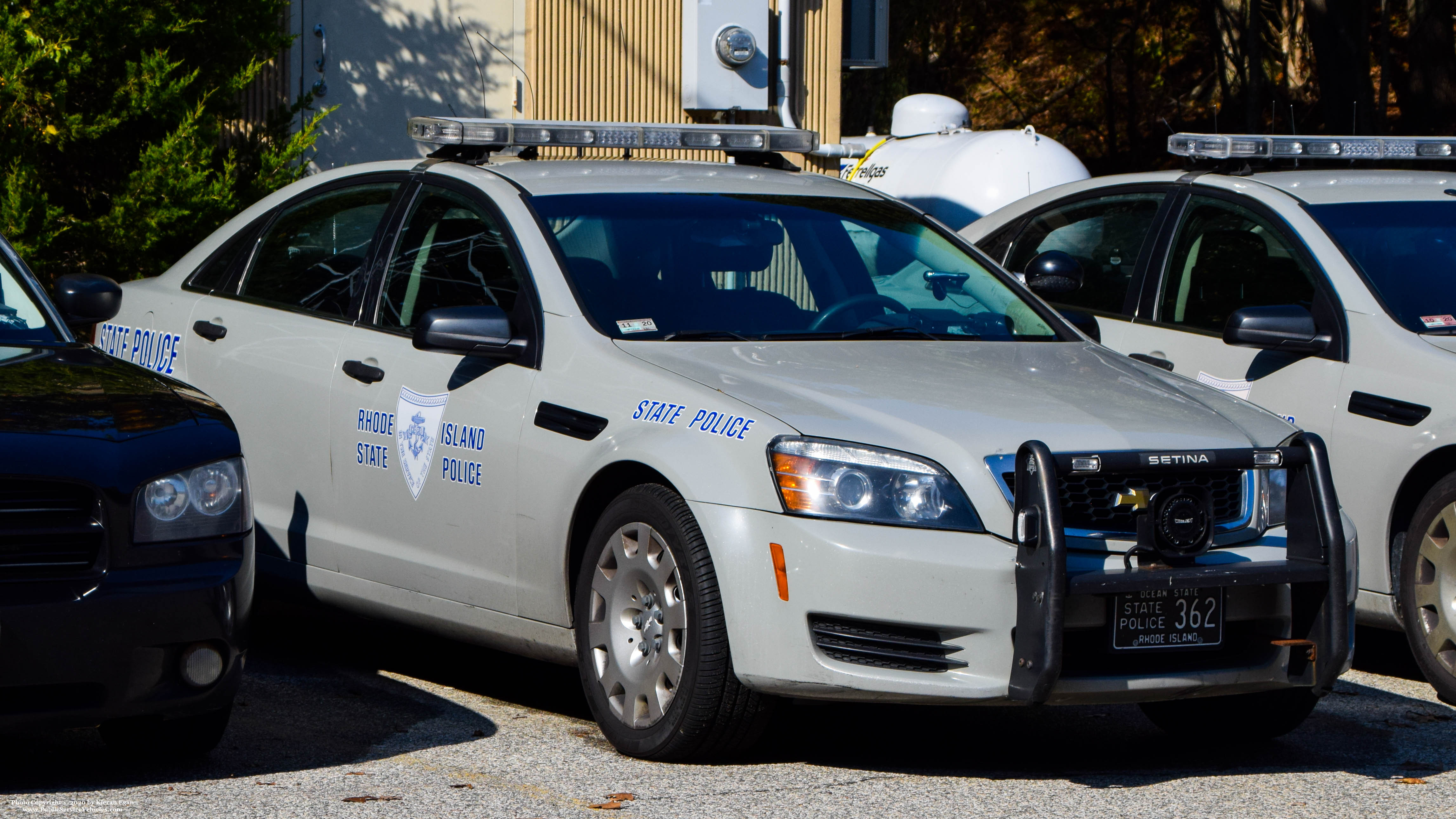 A photo  of Rhode Island State Police
            Cruiser 362, a 2013 Chevrolet Caprice             taken by Kieran Egan
