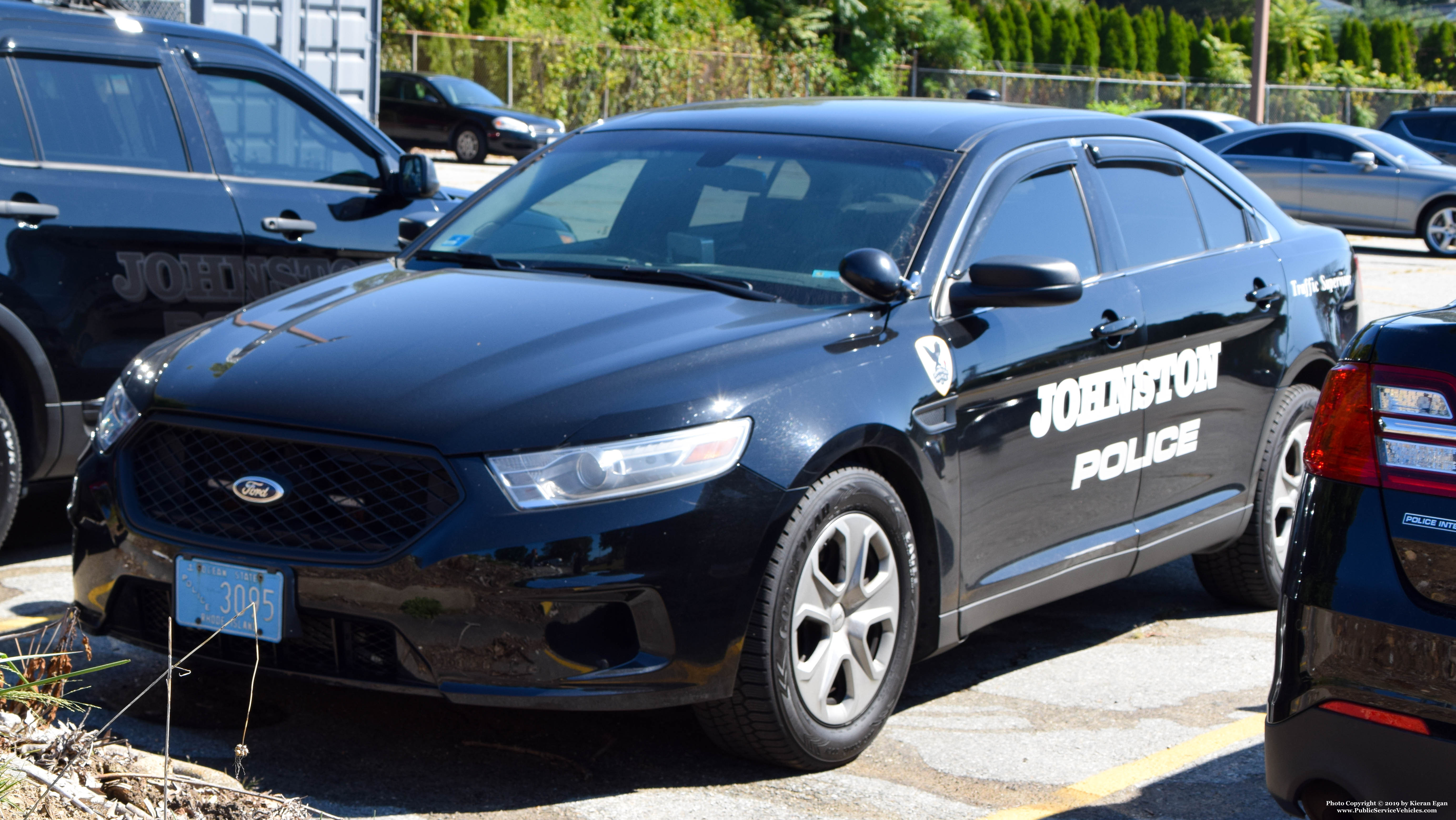 A photo  of Johnston Police
            Cruiser 3095, a 2014 Ford Police Interceptor Sedan             taken by Kieran Egan