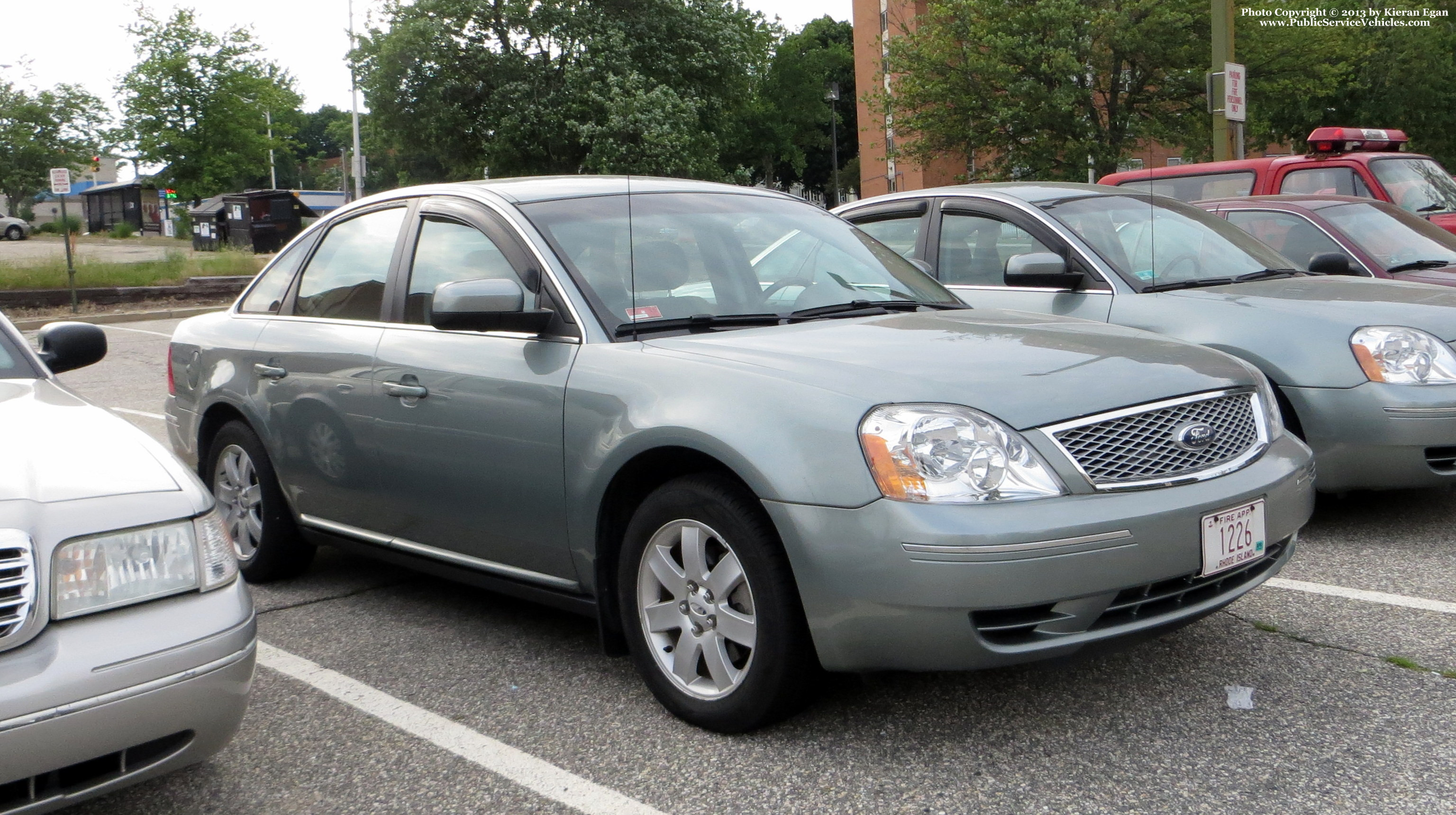 A photo  of Pawtucket Fire
            Fire Prevention Unit, a 2005-2007 Ford Five Hundred             taken by Kieran Egan