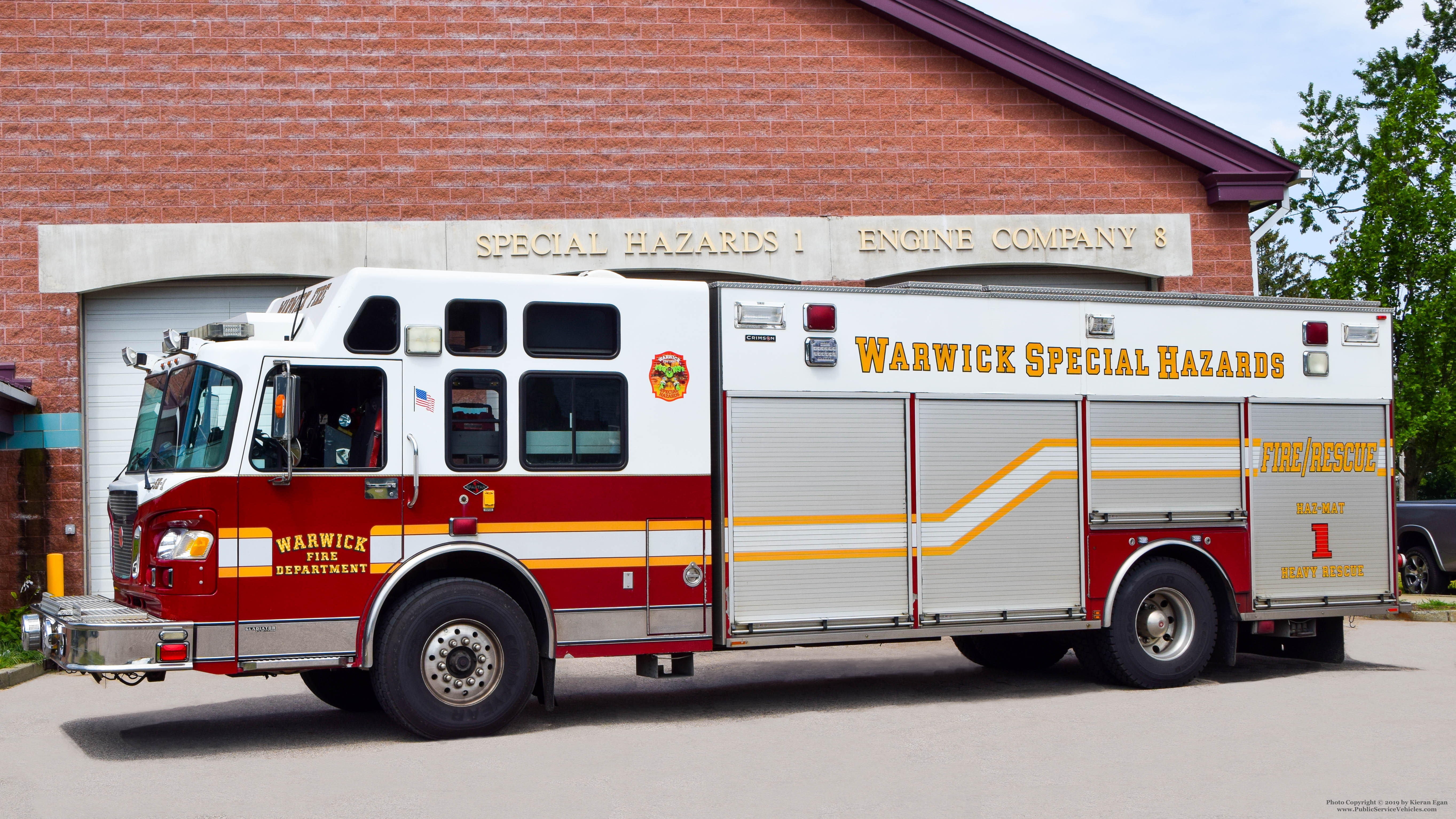 A photo  of Warwick Fire
            Special Hazards 1, a 2005 Spartan             taken by Kieran Egan