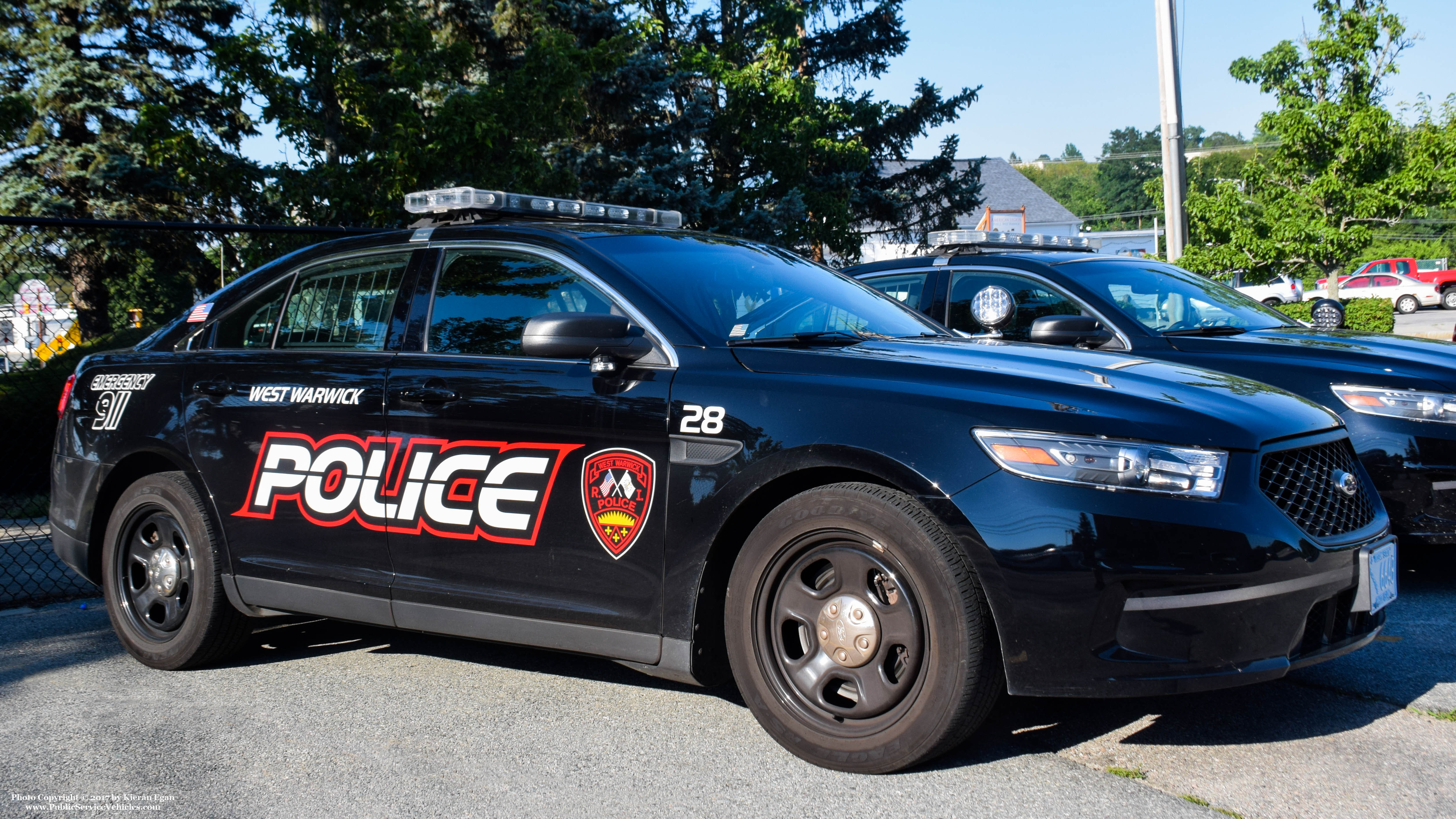 A photo  of West Warwick Police
            Car 28, a 2013-2017 Ford Police Interceptor Sedan             taken by Kieran Egan