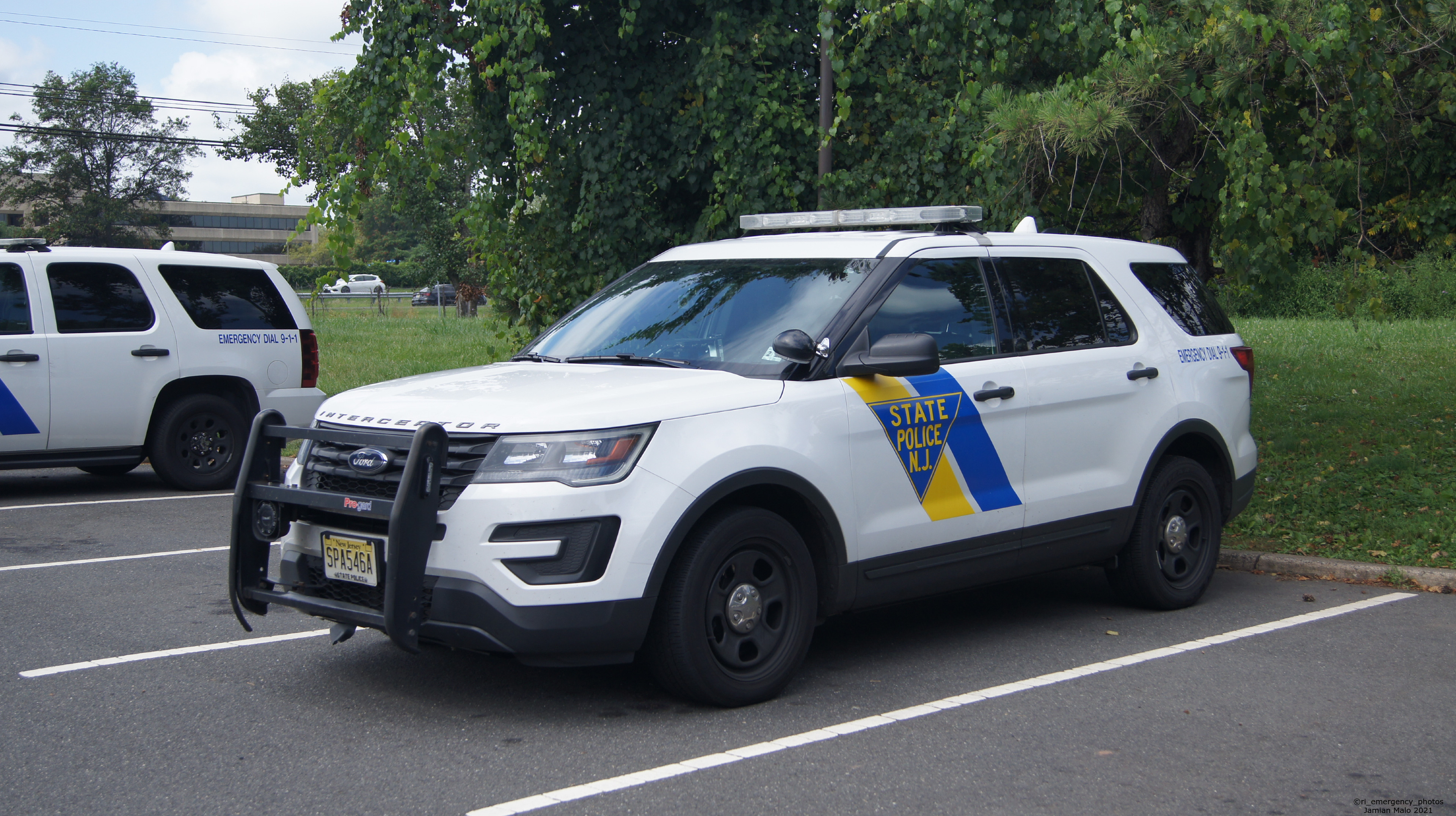 A photo  of New Jersey State Police
            Cruiser 546, a 2016-2019 Ford Police Interceptor Utility             taken by Jamian Malo
