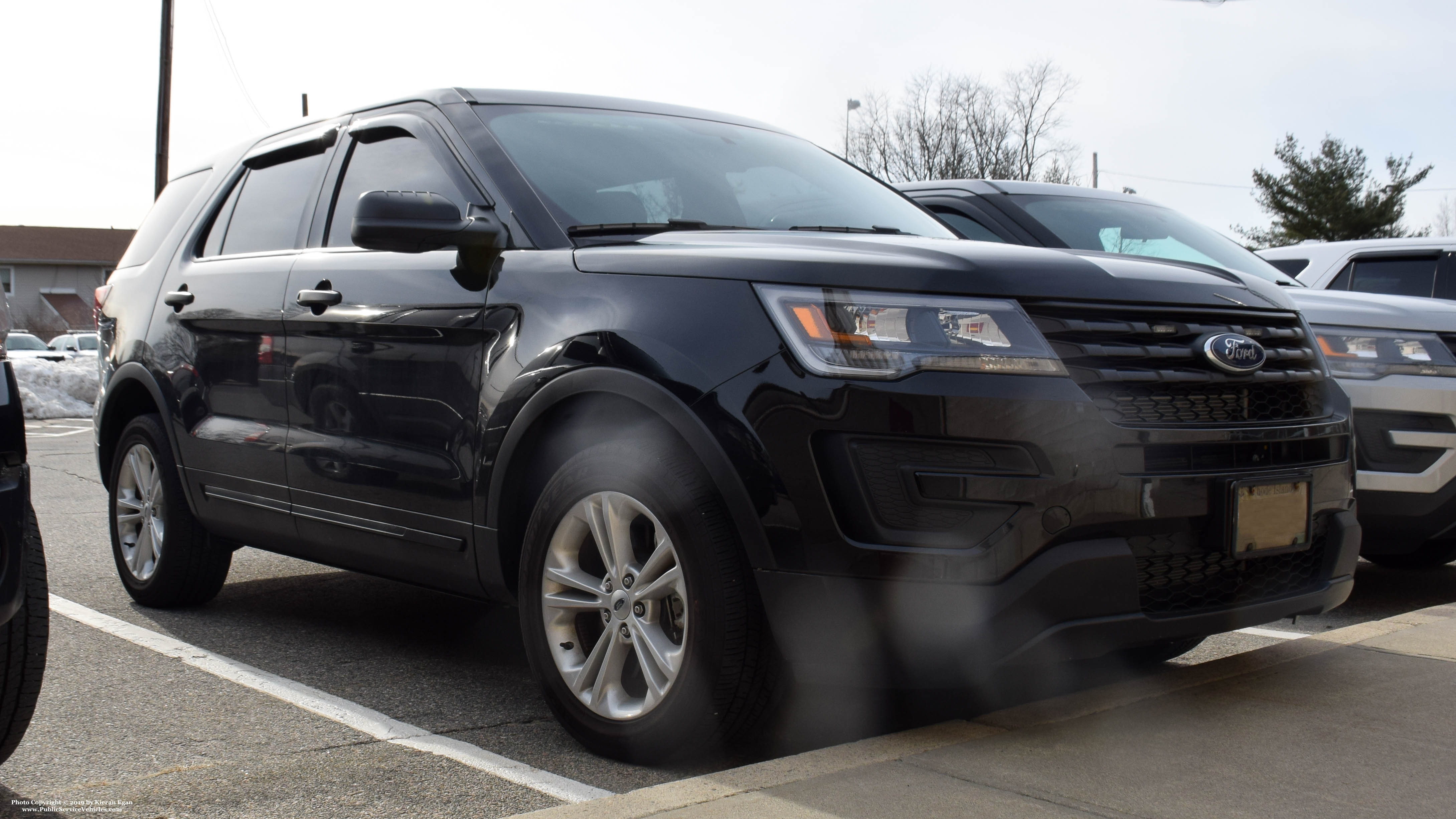A photo  of North Kingstown Police
            Unmarked Unit, a 2018 Ford Police Interceptor Utility             taken by Kieran Egan