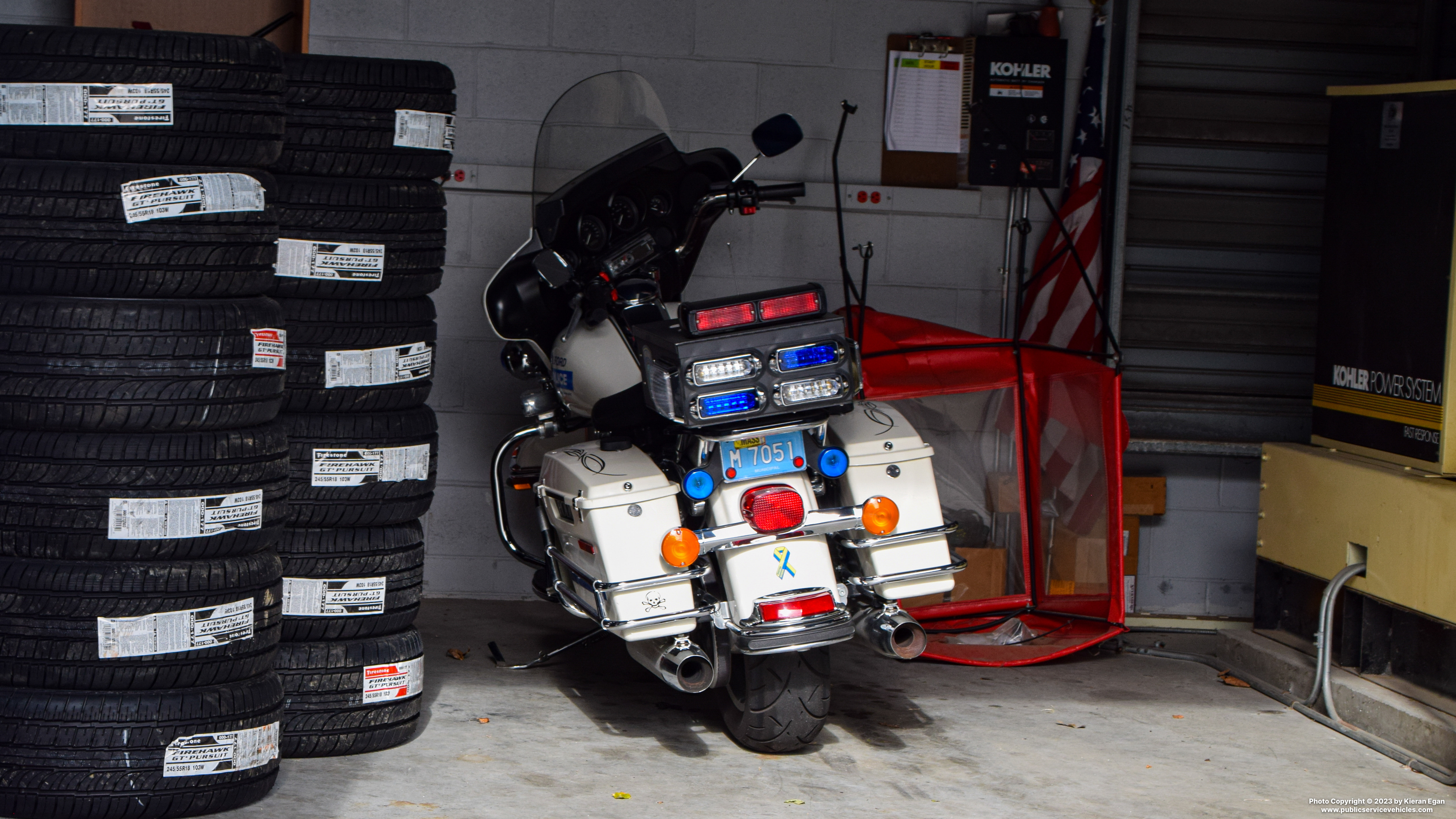 A photo  of Milford Police
            Motorcycle 216, a 2009 Harley-Davidson Electra Glide             taken by Kieran Egan