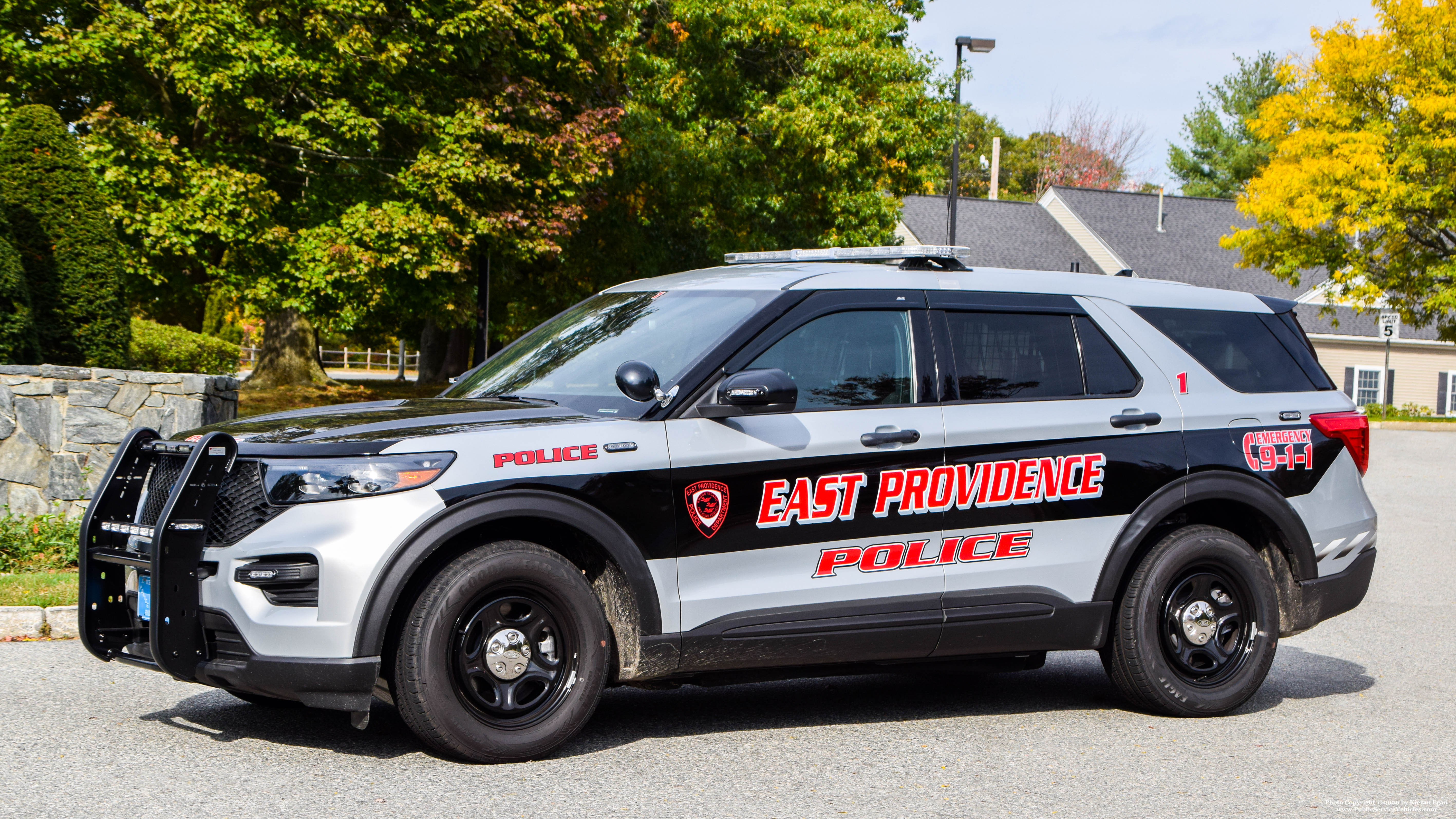 A photo  of East Providence Police
            Car 1, a 2020 Ford Police Interceptor Utility             taken by Kieran Egan