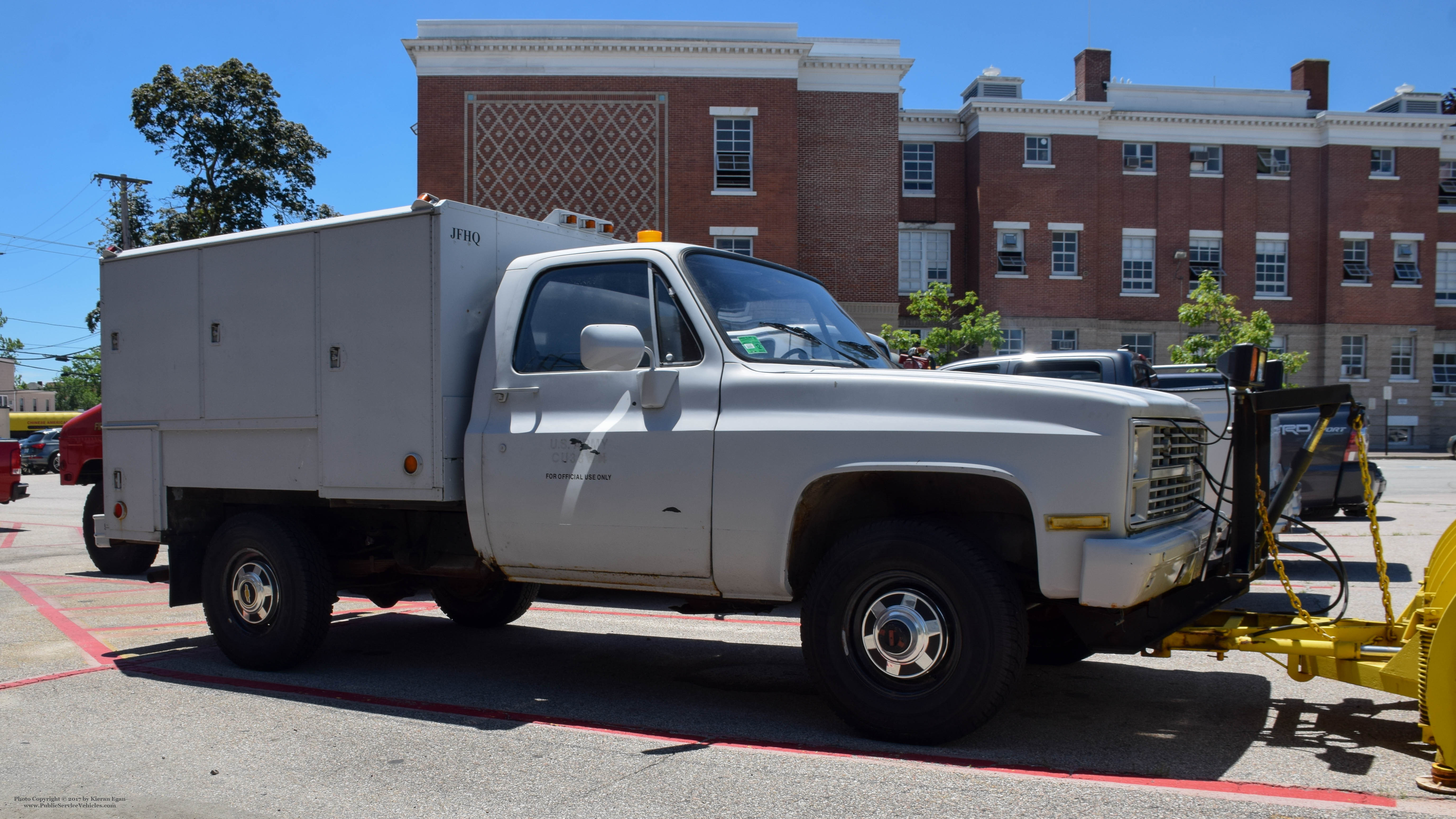 A photo  of Cranston Fire
            General Purpose Utility Truck, a 1972-1987 Chevrolet C-10             taken by Kieran Egan