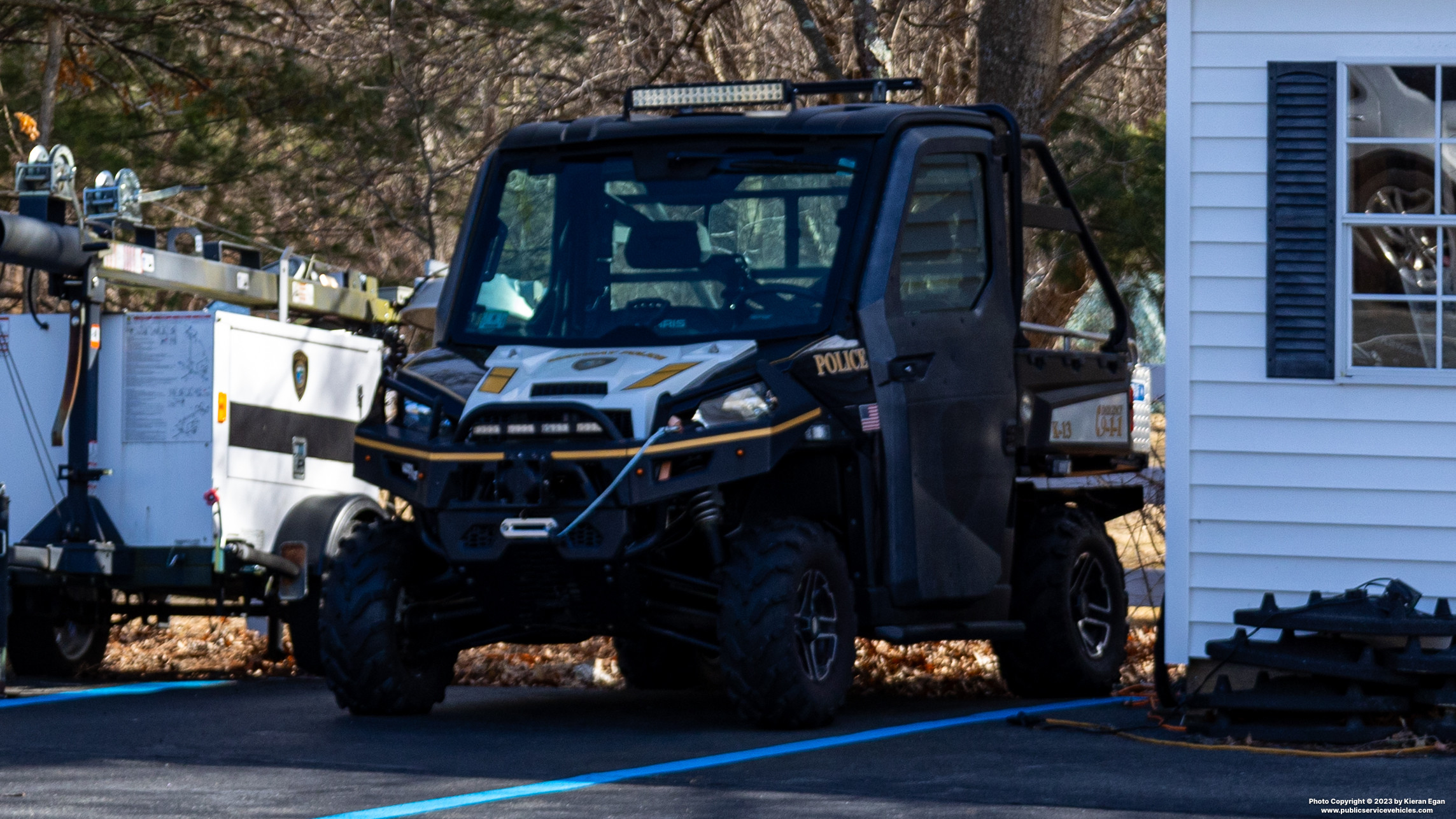 A photo  of Medway Police
            UTV, a 2014 Polaris Ranger             taken by Kieran Egan