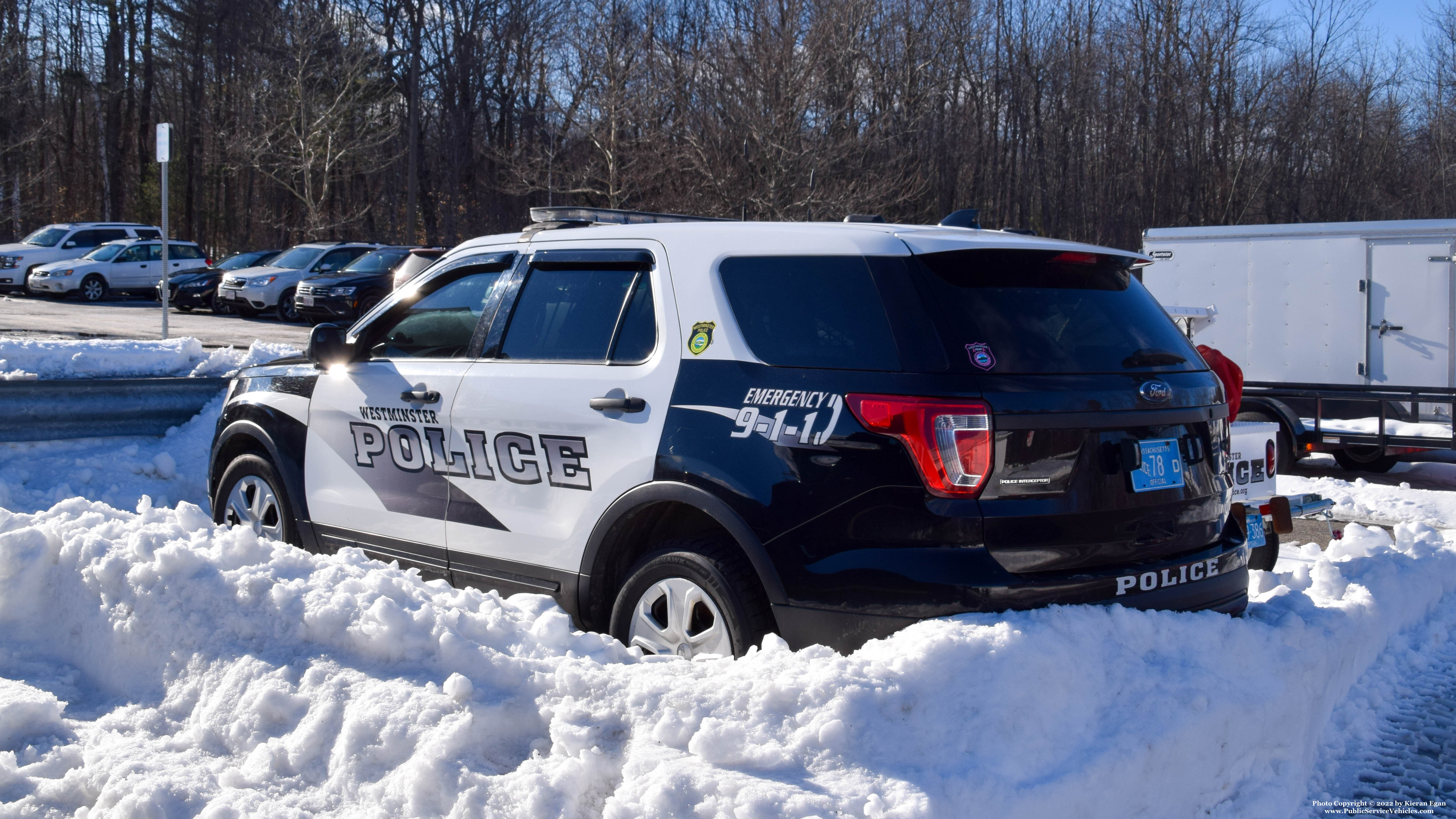 A photo  of Westminster Police
            Cruiser 78, a 2017 Ford Police Interceptor Utility             taken by Kieran Egan