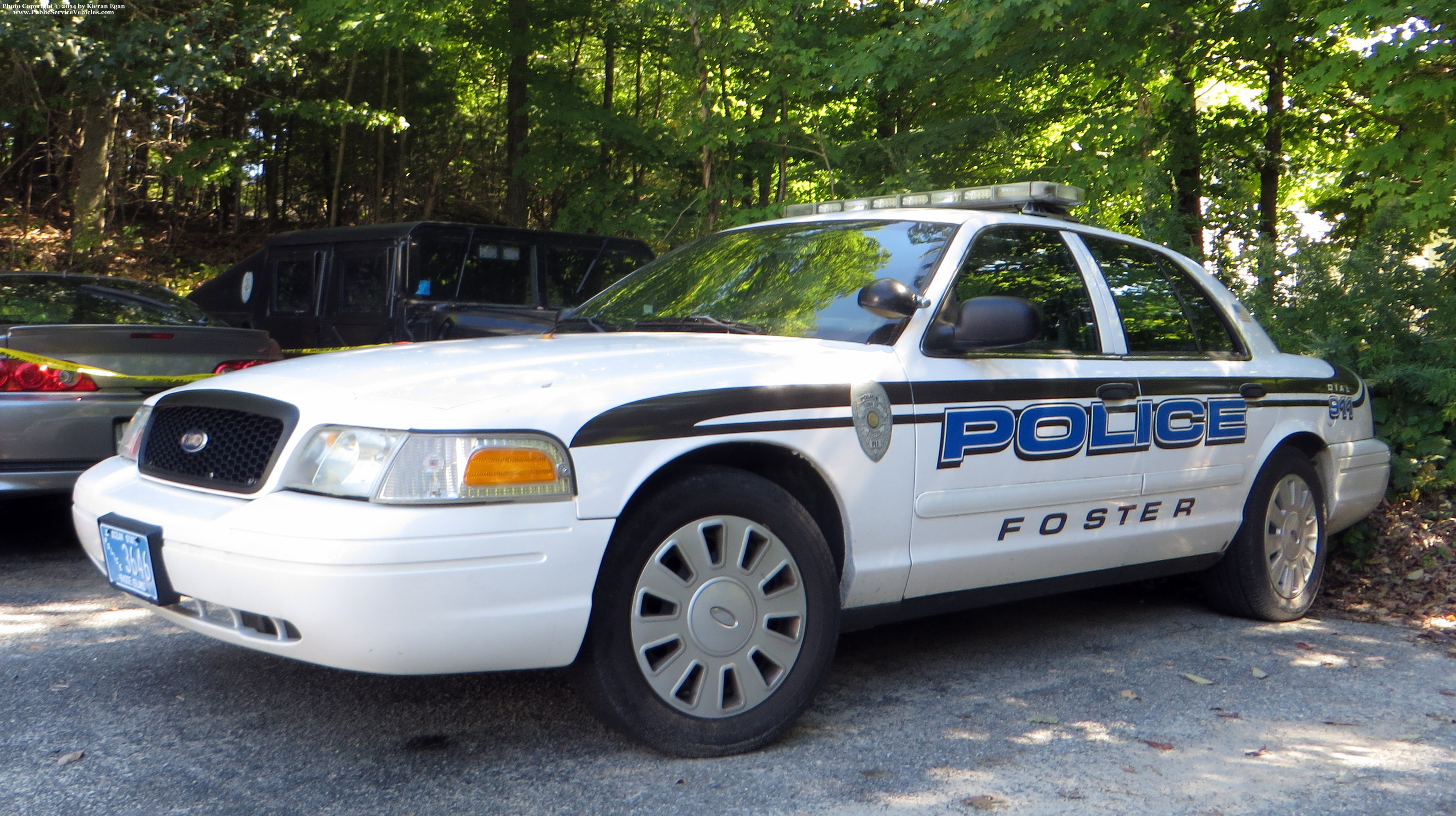 A photo  of Foster Police
            Cruiser 3646, a 2006-2008 Ford Crown Victoria Police Interceptor             taken by Kieran Egan