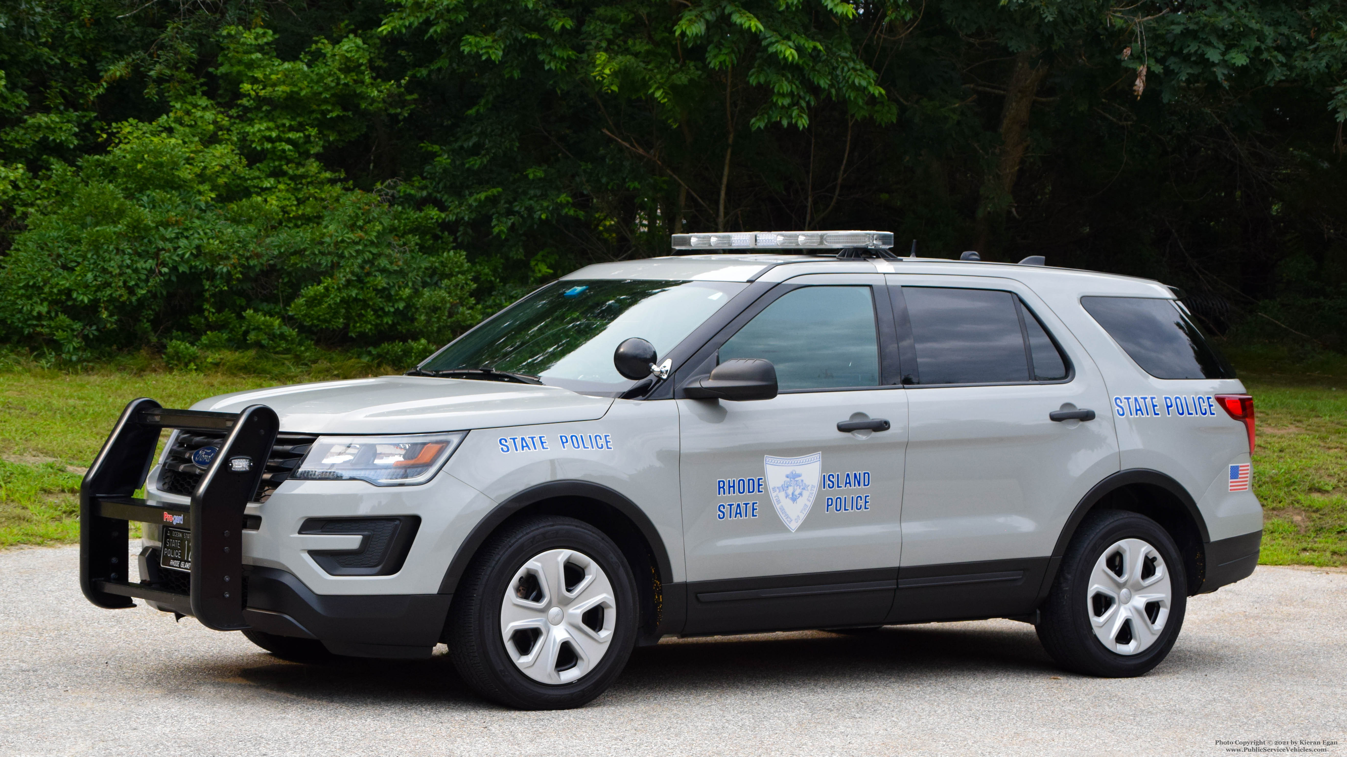 A photo  of Rhode Island State Police
            Cruiser 129, a 2018 Ford Police Interceptor Utility             taken by Kieran Egan