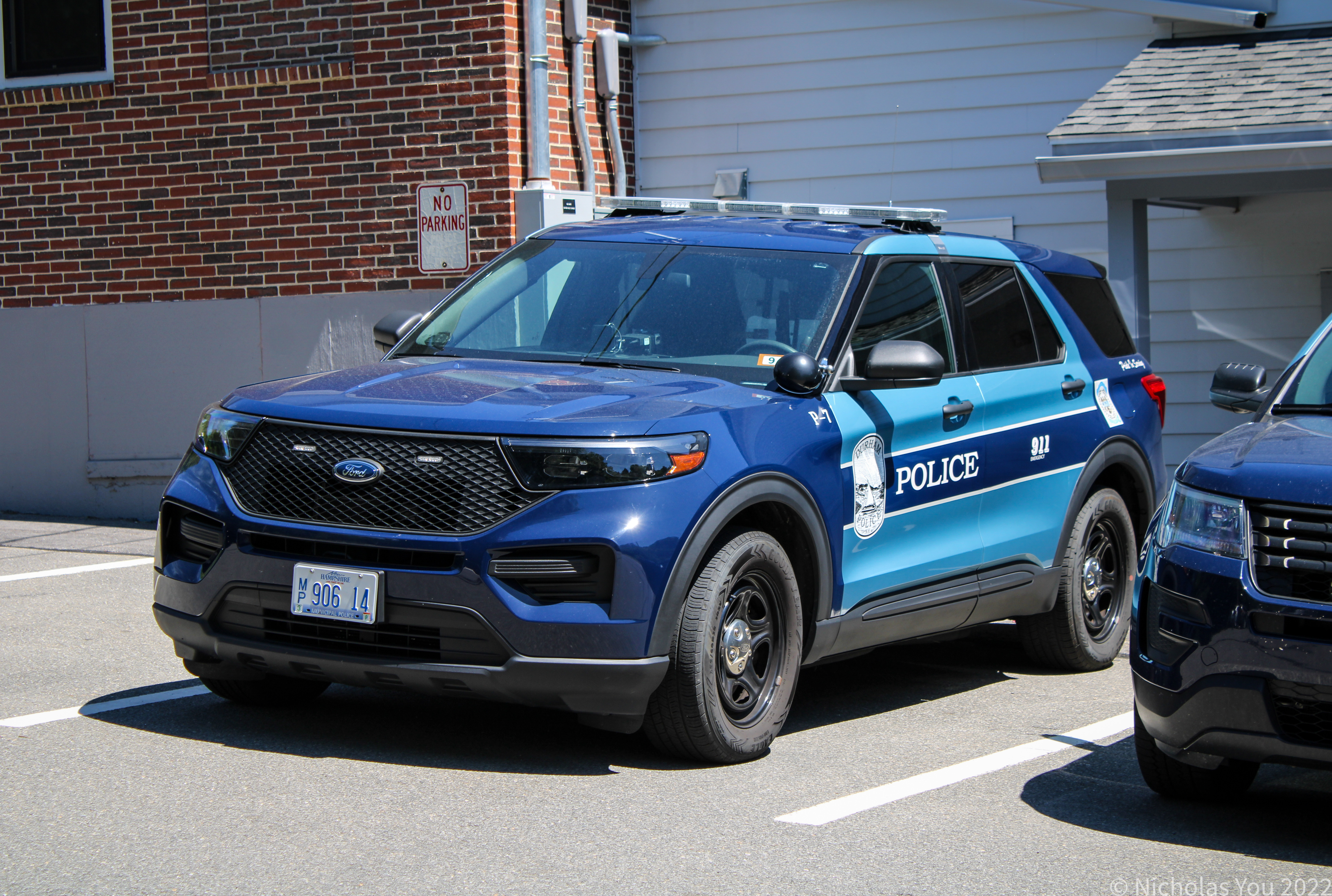 A photo  of Durham Police
            Cruiser P-14, a 2020-2022 Ford Police Interceptor Utility             taken by Nicholas You