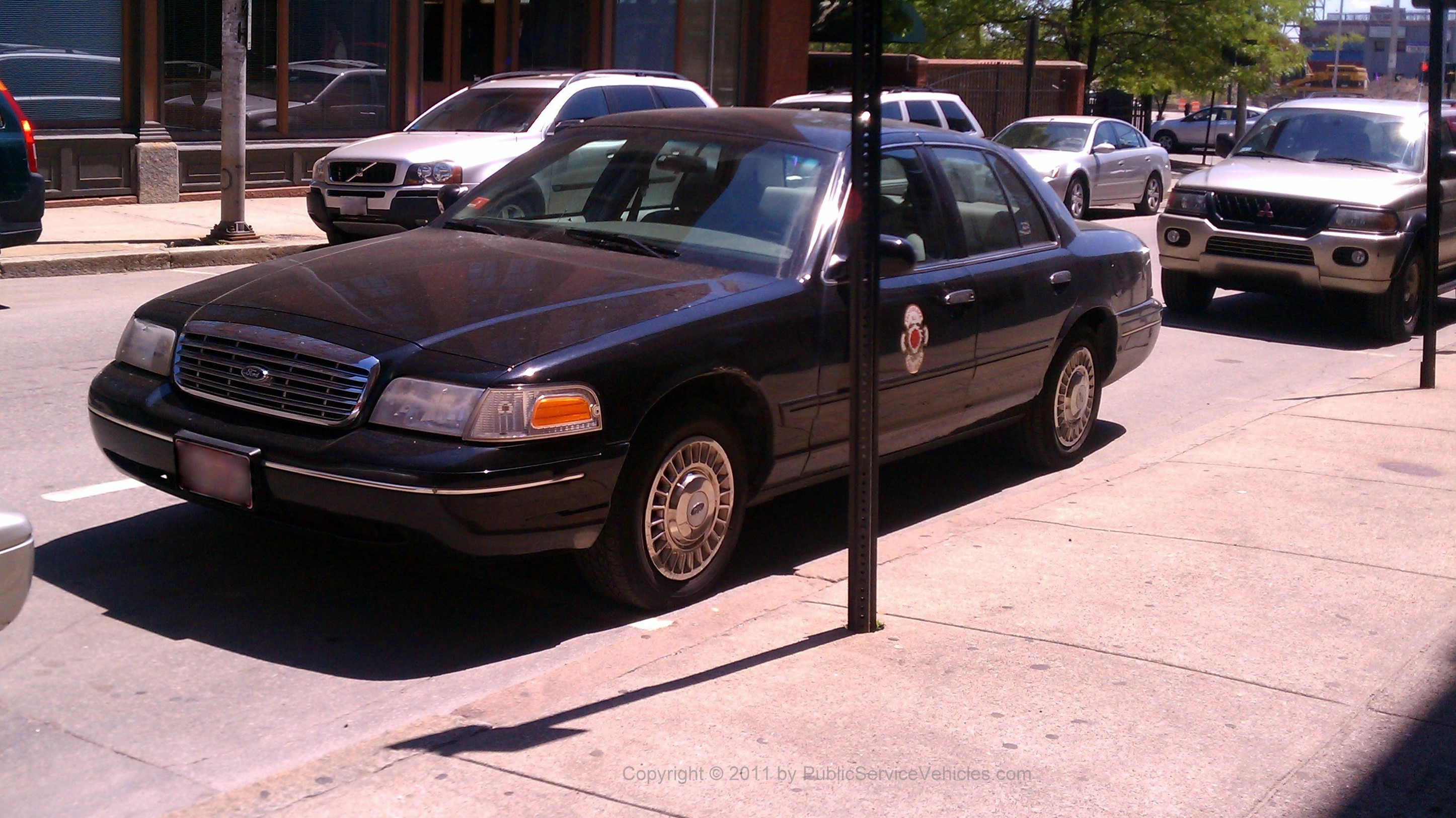 A photo  of Providence Fire
            Fire Prevention Vehicle, a 1998-2002 Ford Crown Victoria Police Interceptor             taken by Kieran Egan