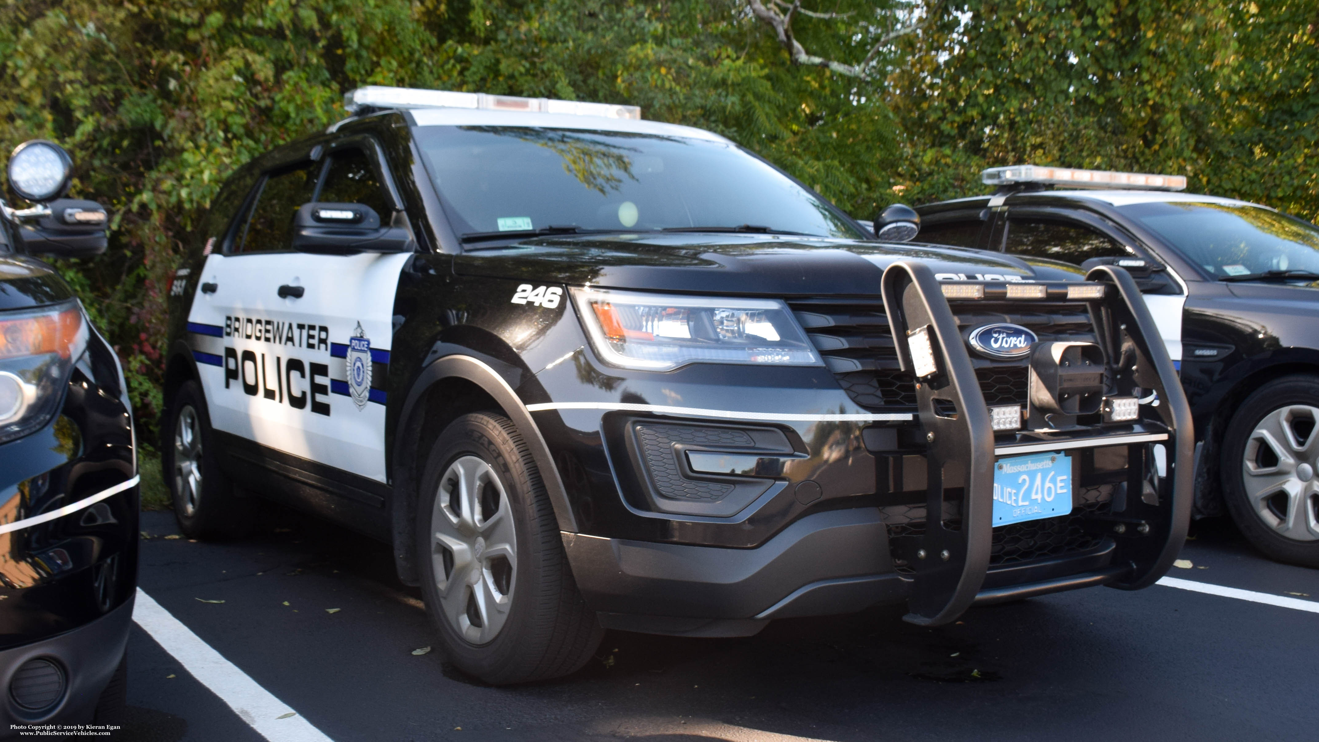 A photo  of Bridgewater Police
            Cruiser 246, a 2016-2017 Ford Police Interceptor Utility             taken by Kieran Egan