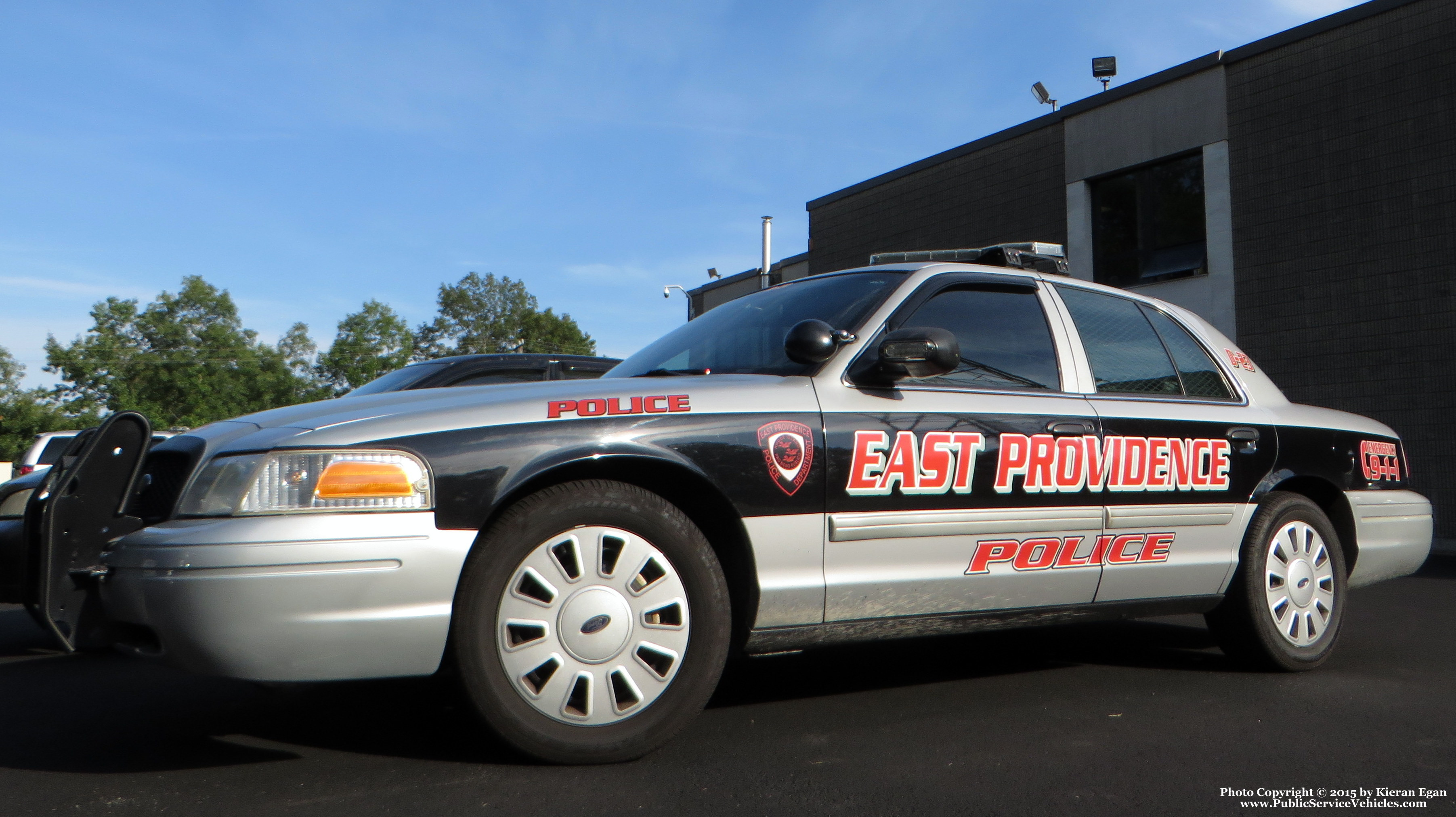 A photo  of East Providence Police
            Car 23, a 2011 Ford Crown Victoria Police Interceptor             taken by Kieran Egan
