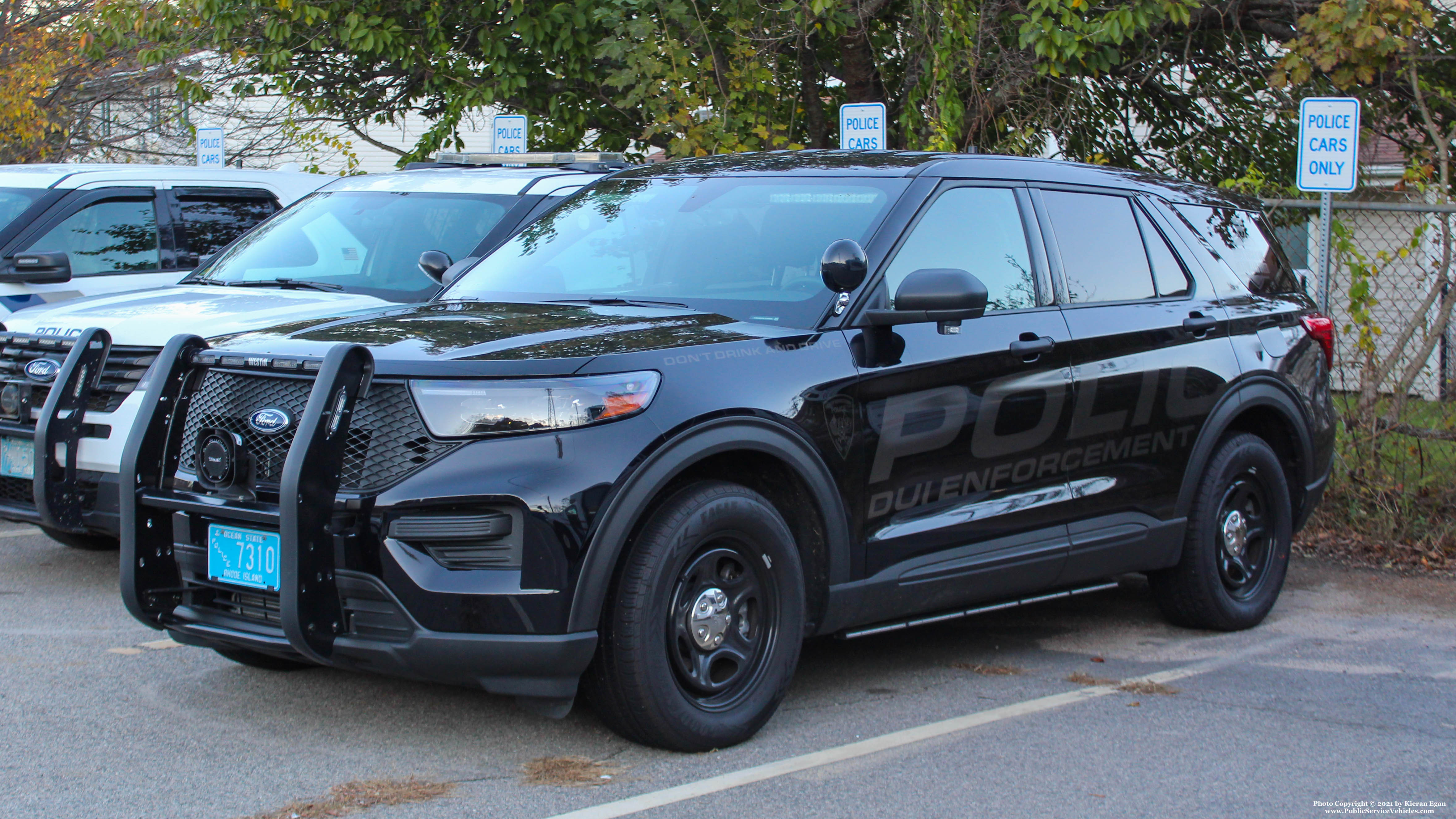 A photo  of North Kingstown Police
            DUI Enforcement Unit, a 2020 Ford Police Interceptor Utility             taken by Kieran Egan