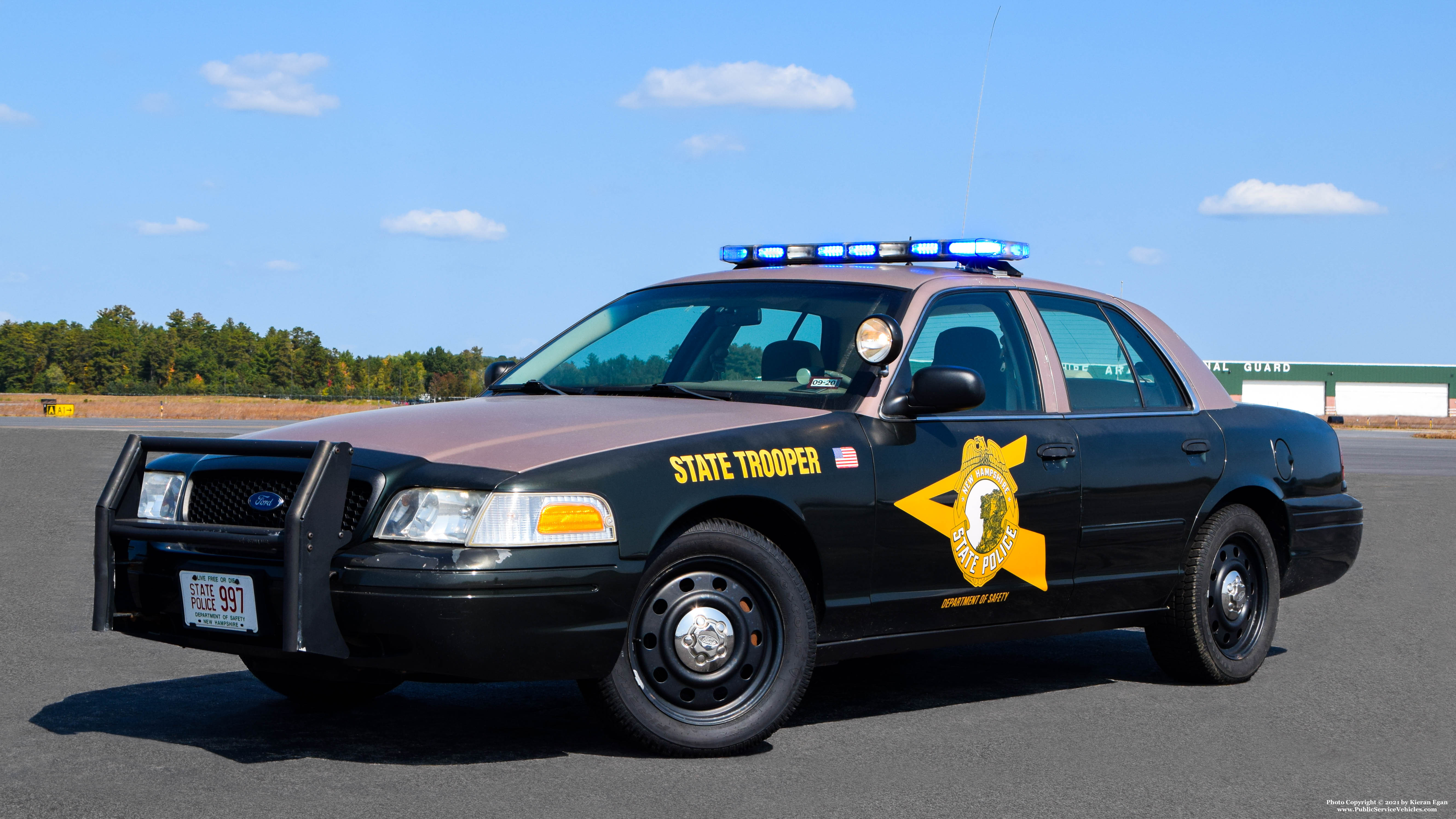 A photo  of New Hampshire State Police
            Cruiser 997, a 2007 Ford Crown Victoria             taken by Kieran Egan