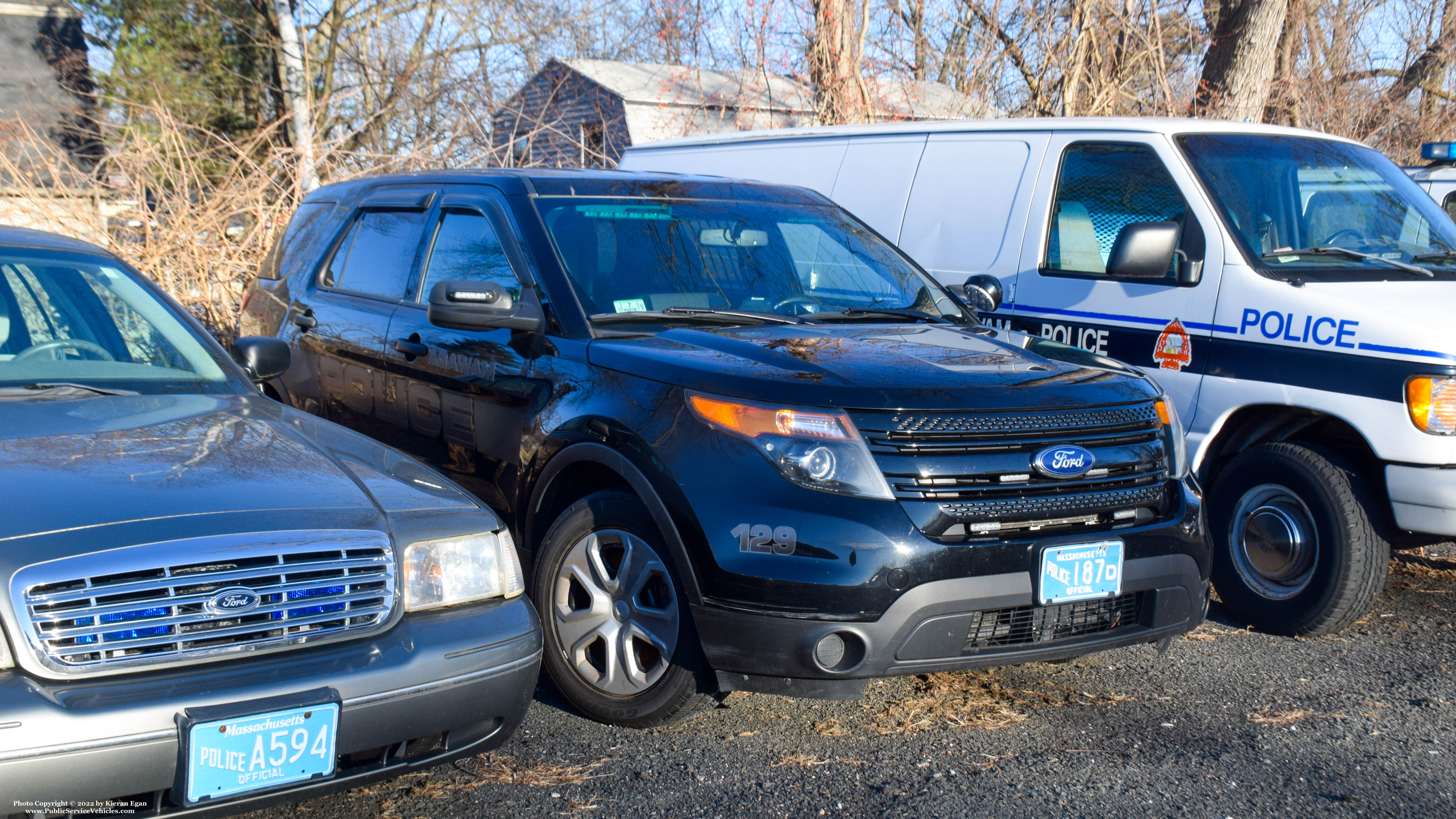 A photo  of Agawam Police
            Cruiser 129, a 2014 Ford Police Interceptor Utility             taken by Kieran Egan