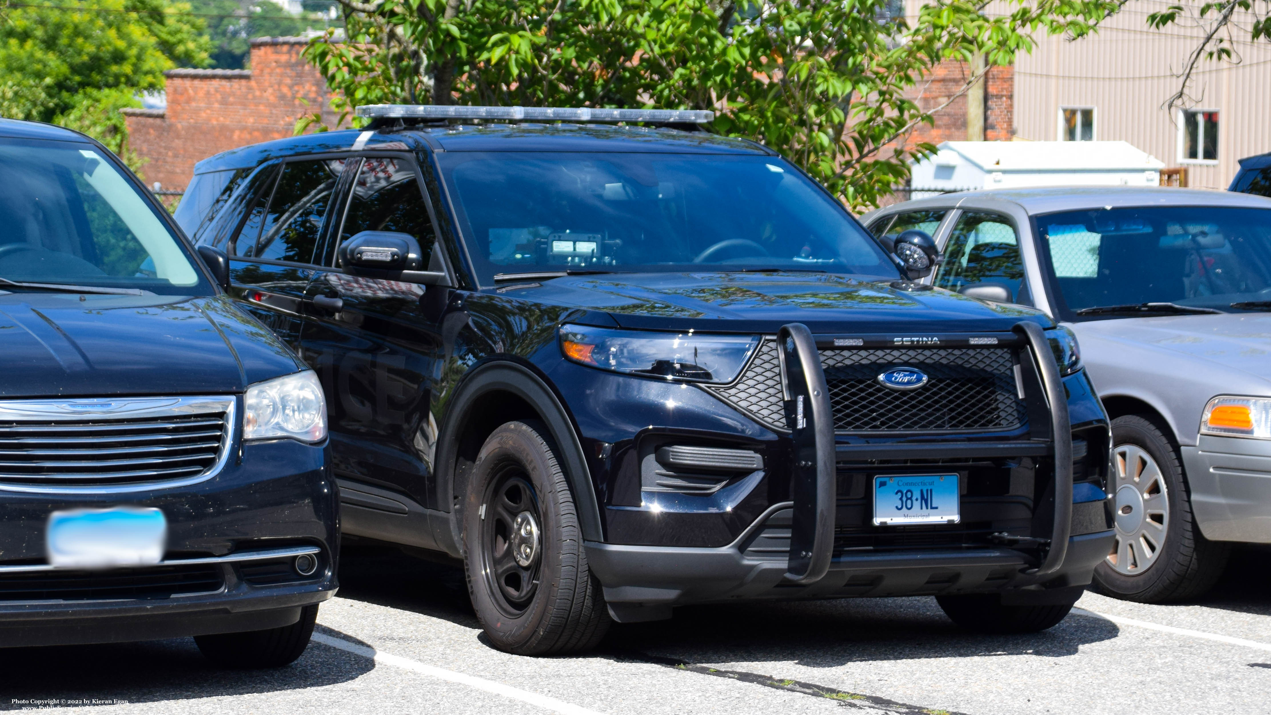 A photo  of New London Police
            Car 38, a 2020-2022 Ford Police Interceptor Utility             taken by Kieran Egan