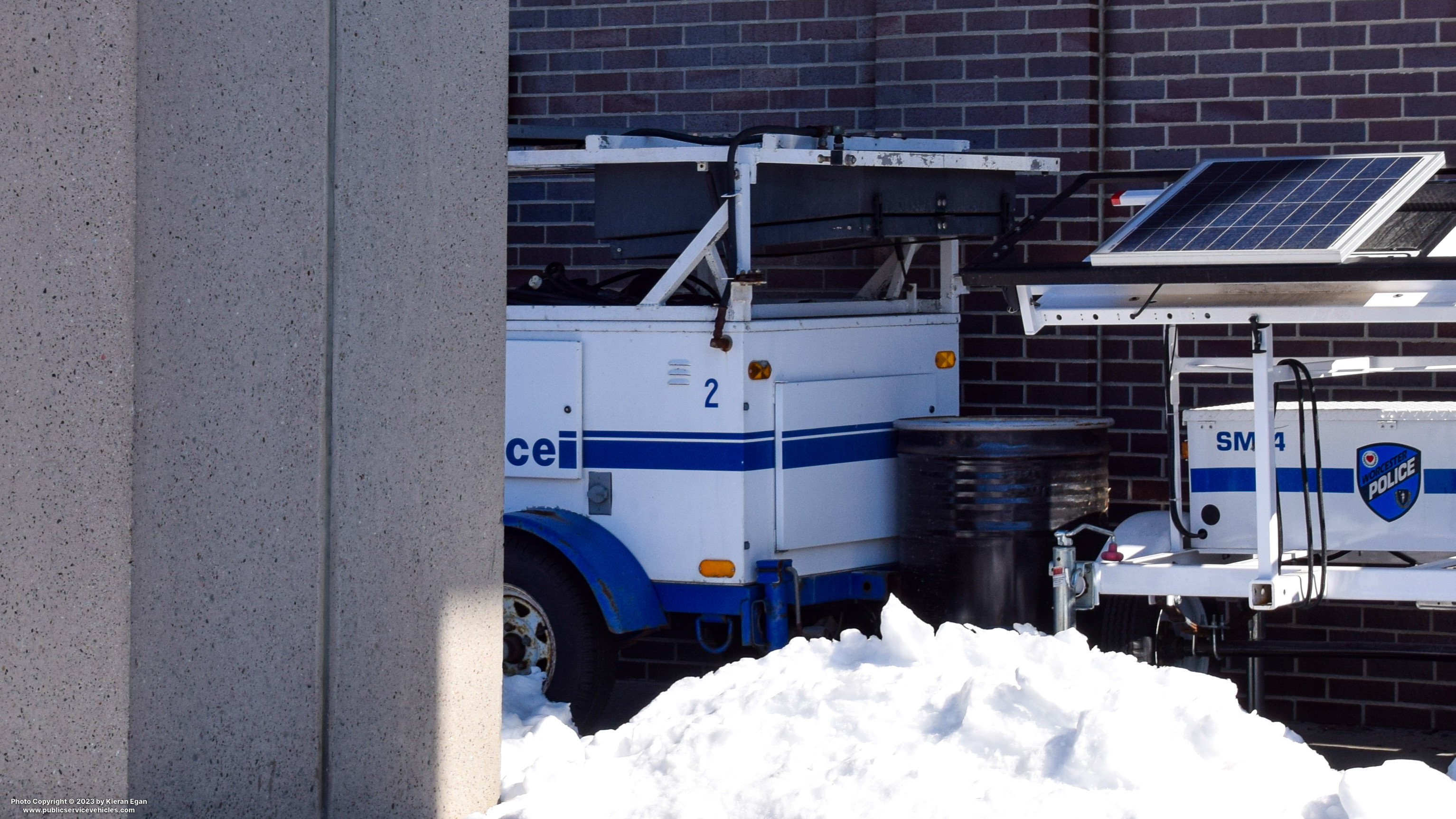 A photo  of Worcester Police
            Speed Trailer 2, a 1990-2010 Speed Trailer             taken by Kieran Egan