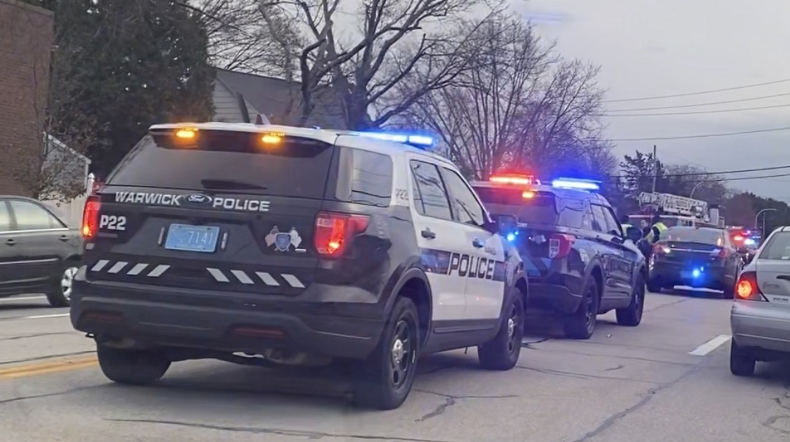 A photo  of Warwick Police
            Cruiser P-22, a 2019 Ford Police Interceptor Utility             taken by @riemergencyvehicles