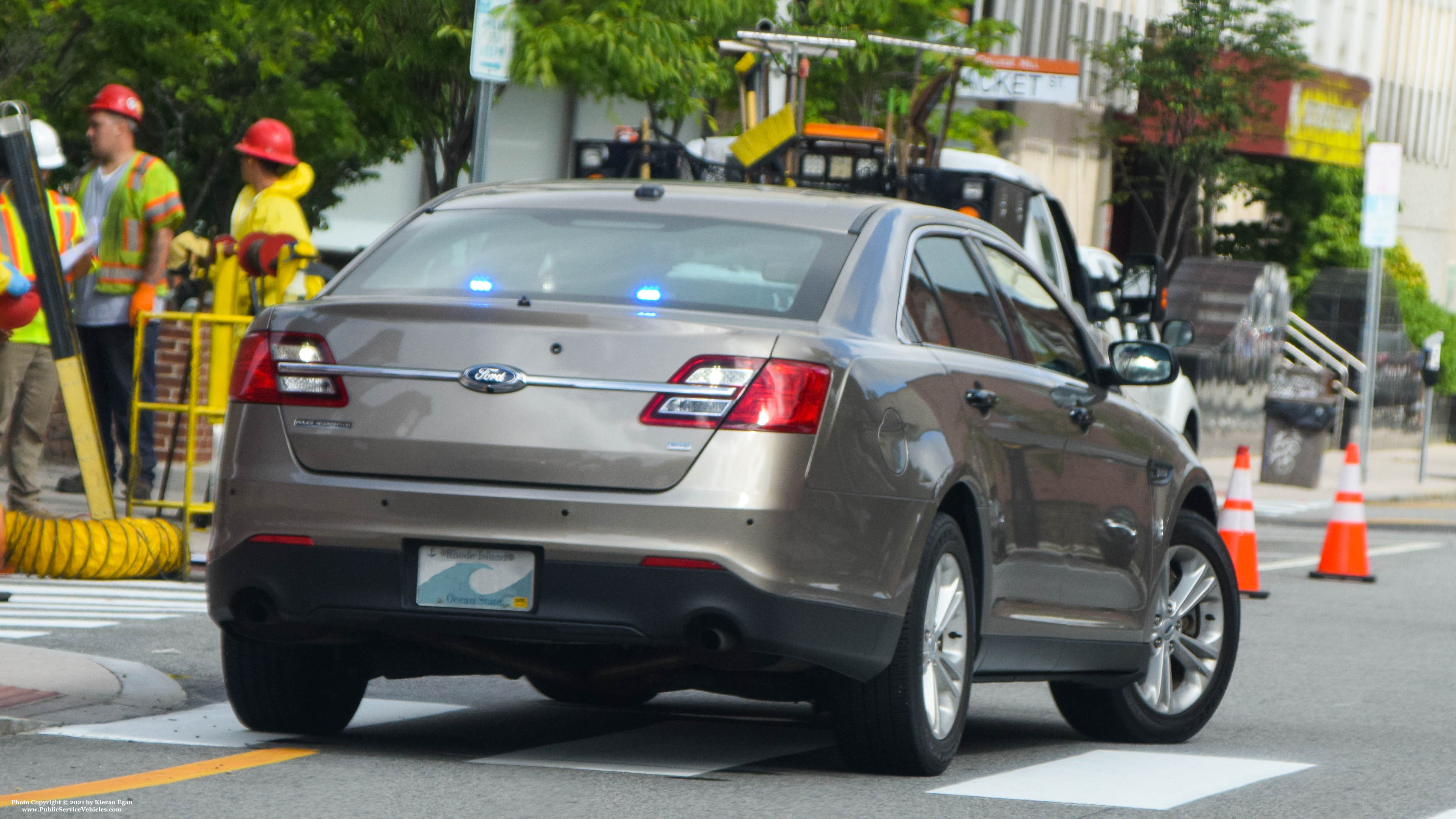 A photo  of Providence Police
            Unmarked Unit, a 2017 Ford Police Interceptor Sedan             taken by Kieran Egan