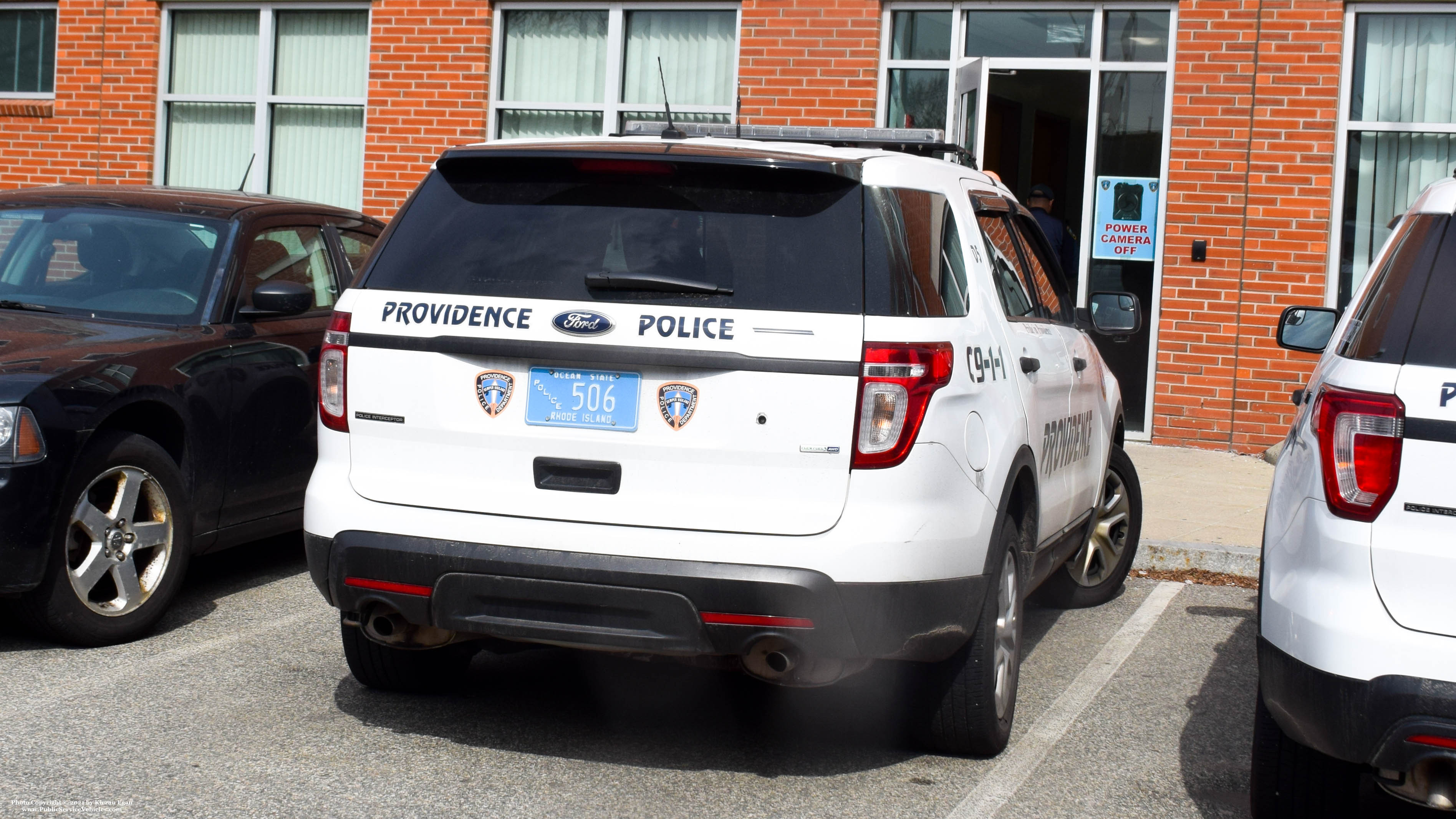 A photo  of Providence Police
            Cruiser 506, a 2015 Ford Police Interceptor Utility             taken by Kieran Egan