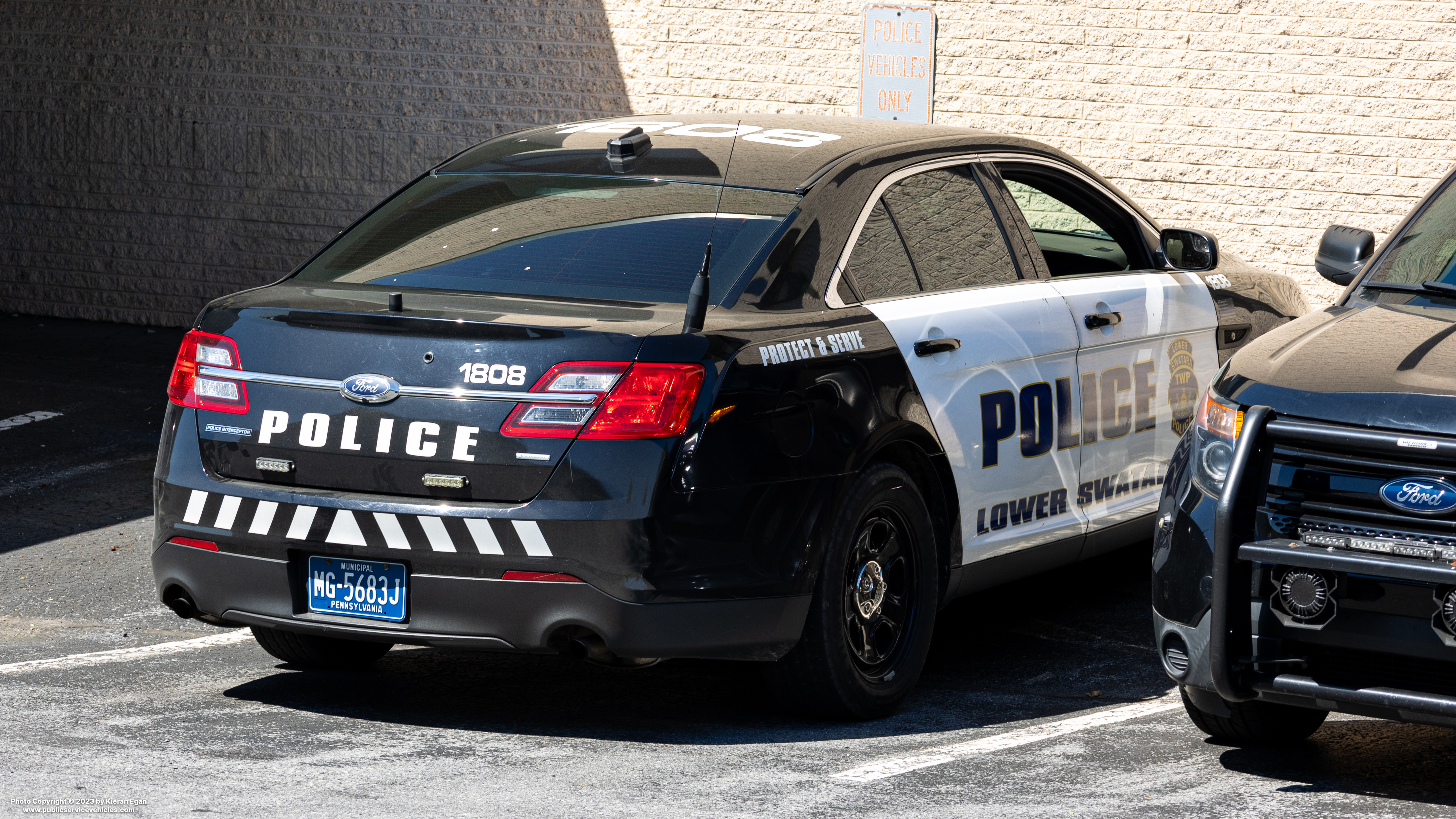 A photo  of Lower Swatara Township Police
            Cruiser 1808, a 2016 Ford Police Interceptor Sedan             taken by Kieran Egan