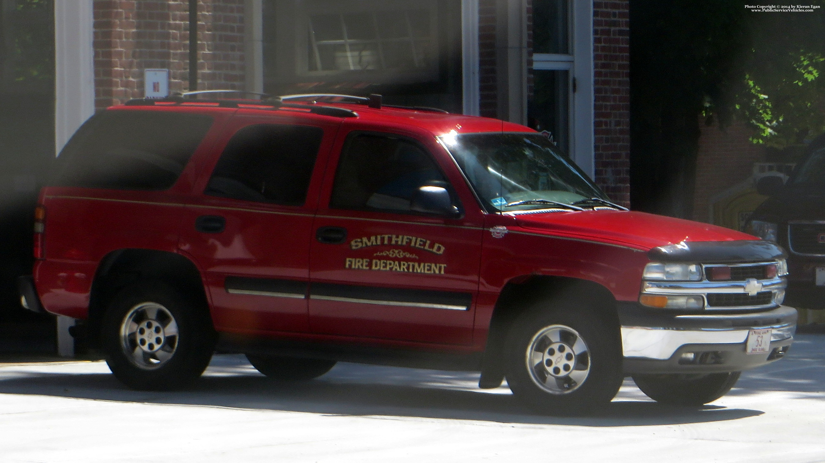 A photo  of Smithfield Fire
            Car 2, a 2000-2006 Chevrolet Tahoe             taken by Kieran Egan