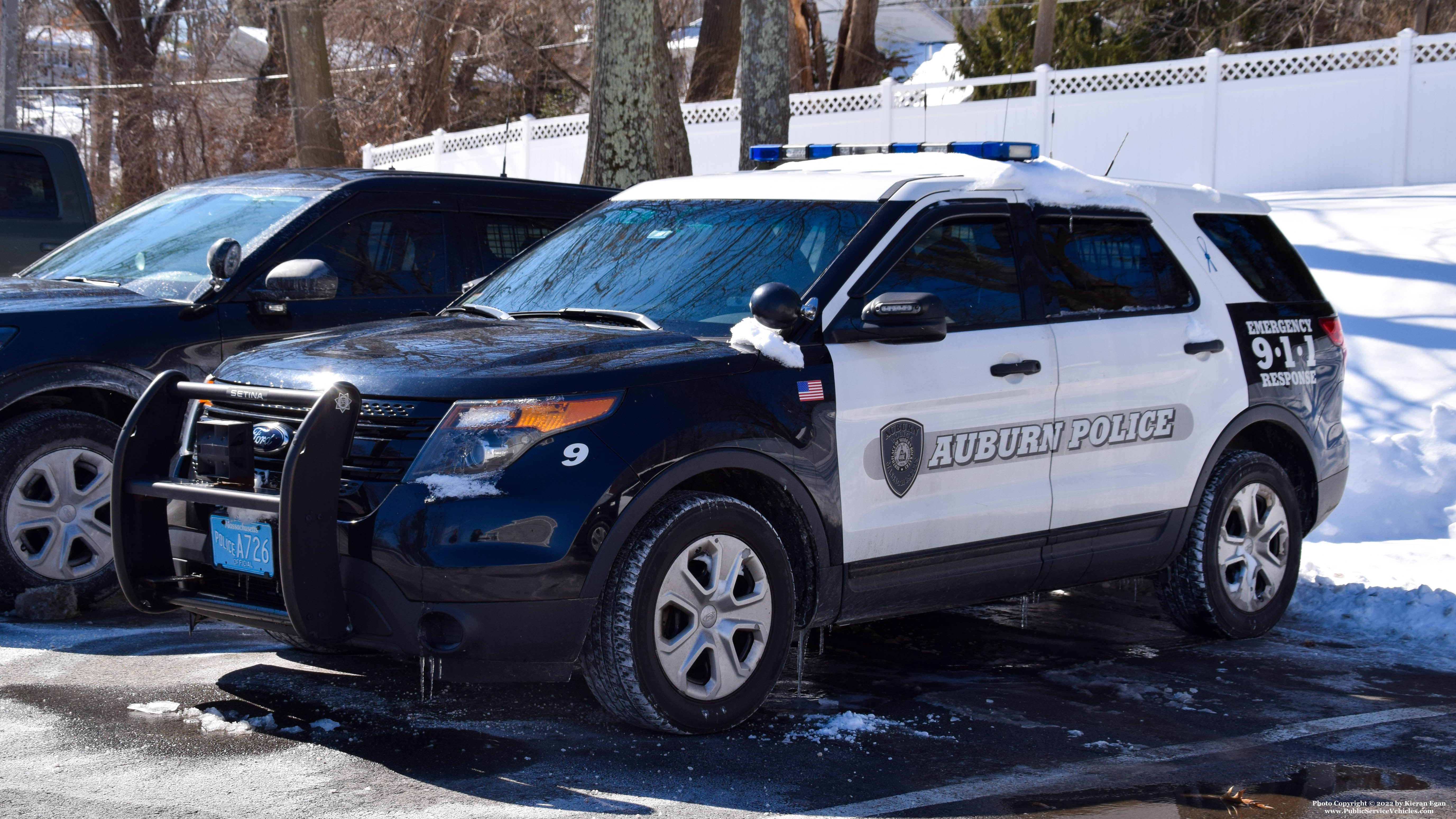 A photo  of Auburn Police
            Car 9, a 2013 Ford Police Interceptor Utility             taken by Kieran Egan