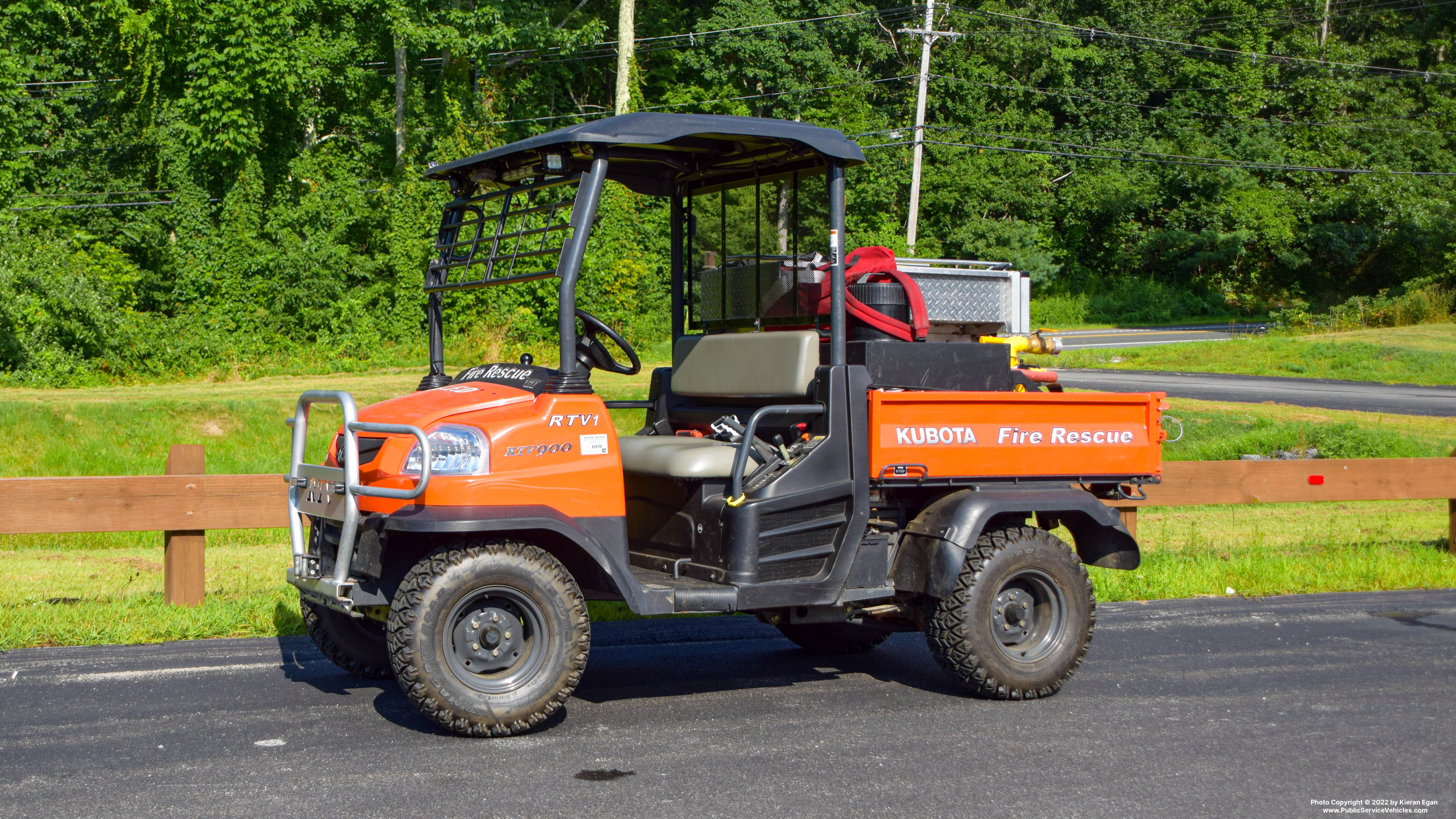 A photo  of Western Coventry Fire District
            RTV 1, a 2000-2010 Kubota RTV-900             taken by Kieran Egan