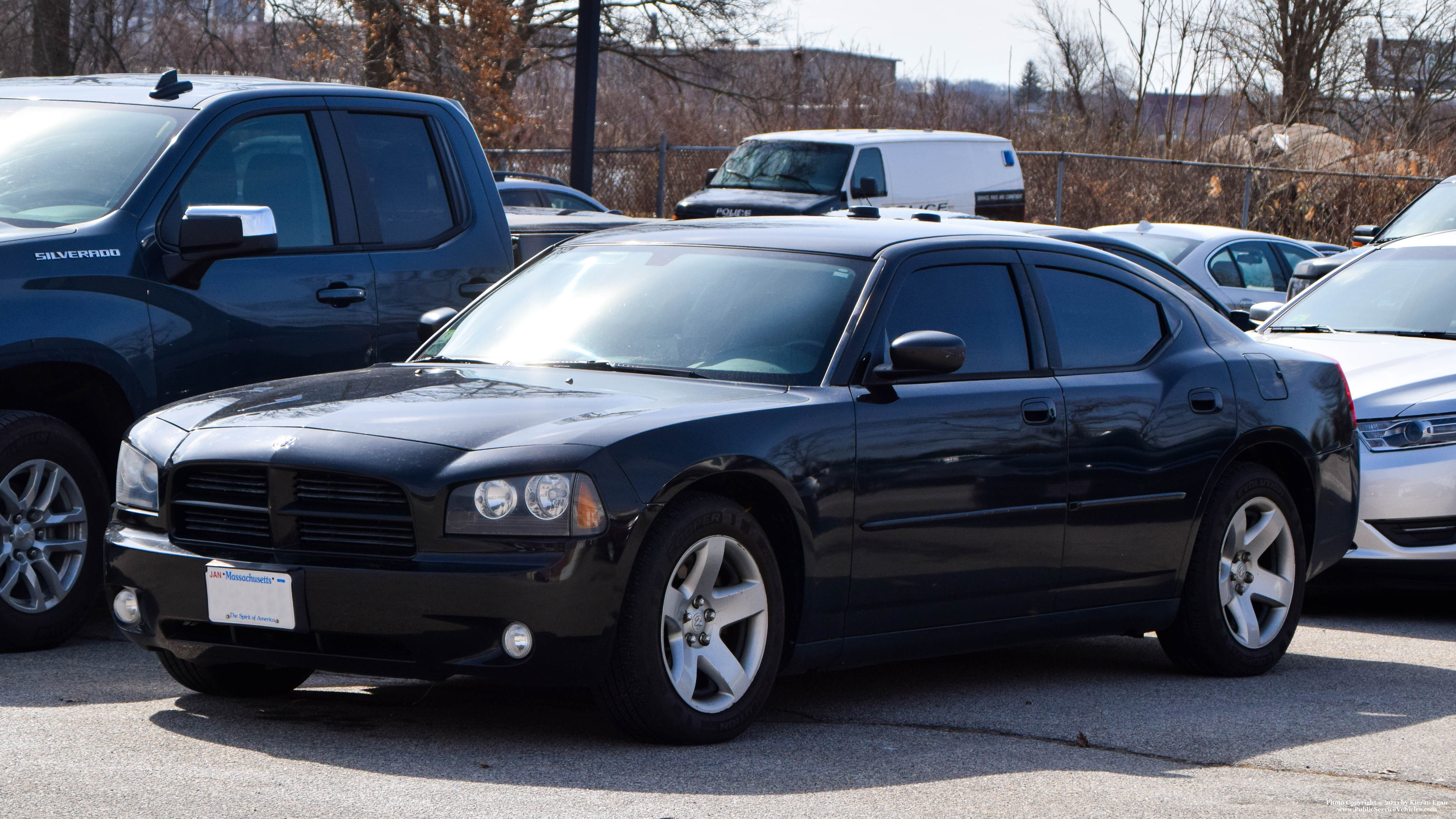 A photo  of Fall River Police
            Unmarked Unit, a 2010 Dodge Charger             taken by Kieran Egan