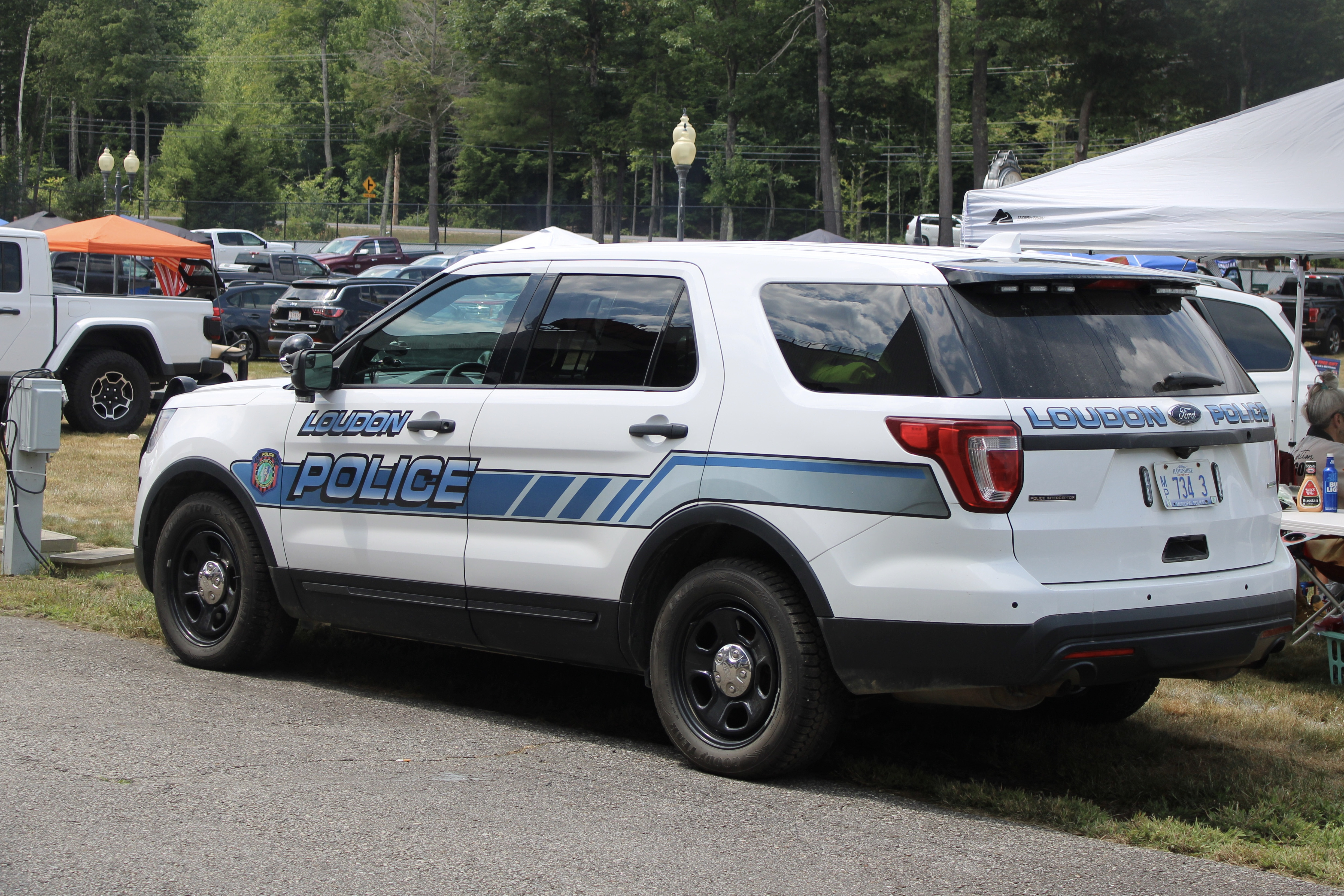A photo  of Loudon Police
            Car 3, a 2016-2017 Ford Police Interceptor Utility             taken by @riemergencyvehicles