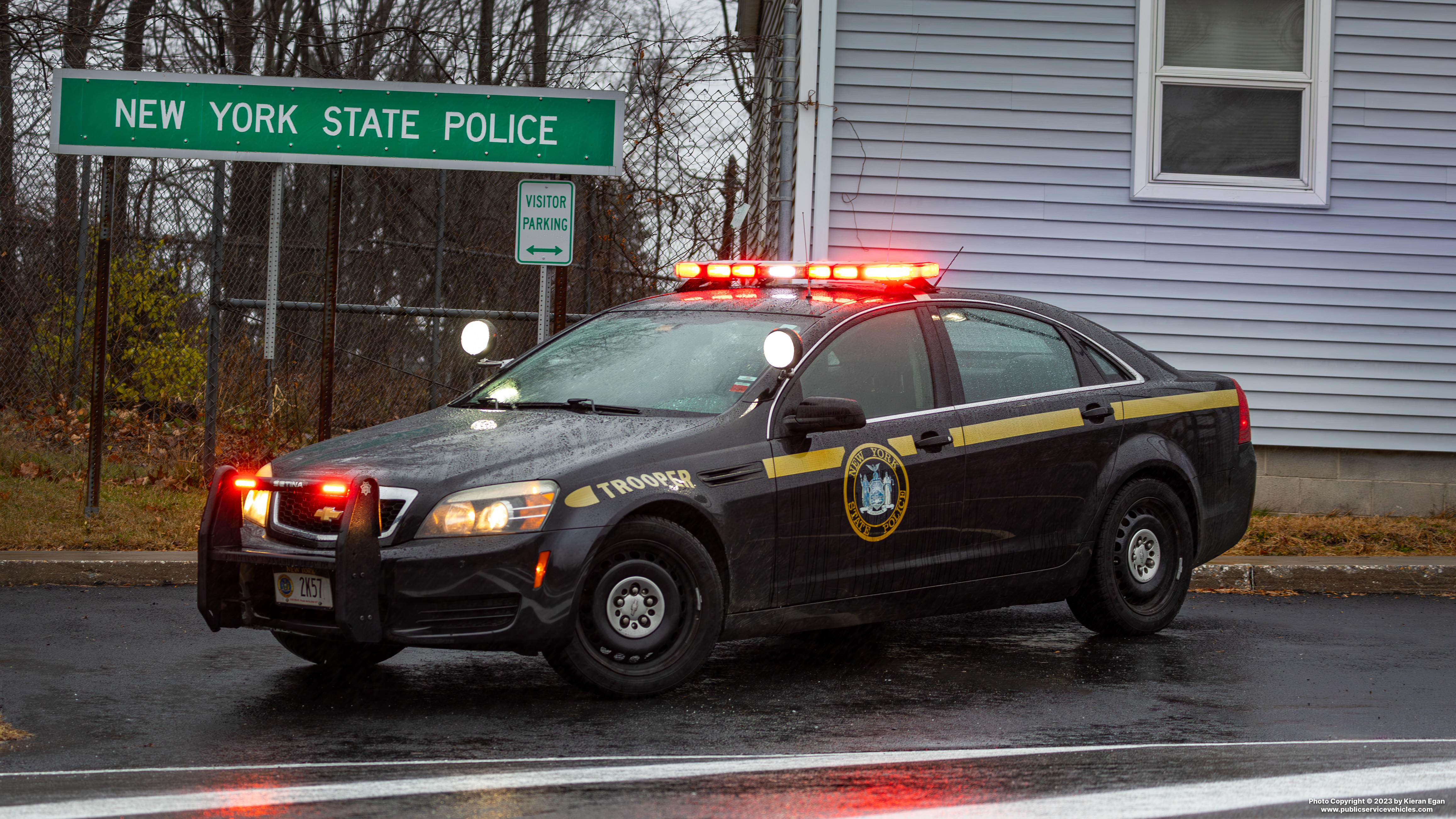A photo  of New York State Police
            Cruiser 2K57, a 2014 Chevrolet Caprice             taken by Kieran Egan