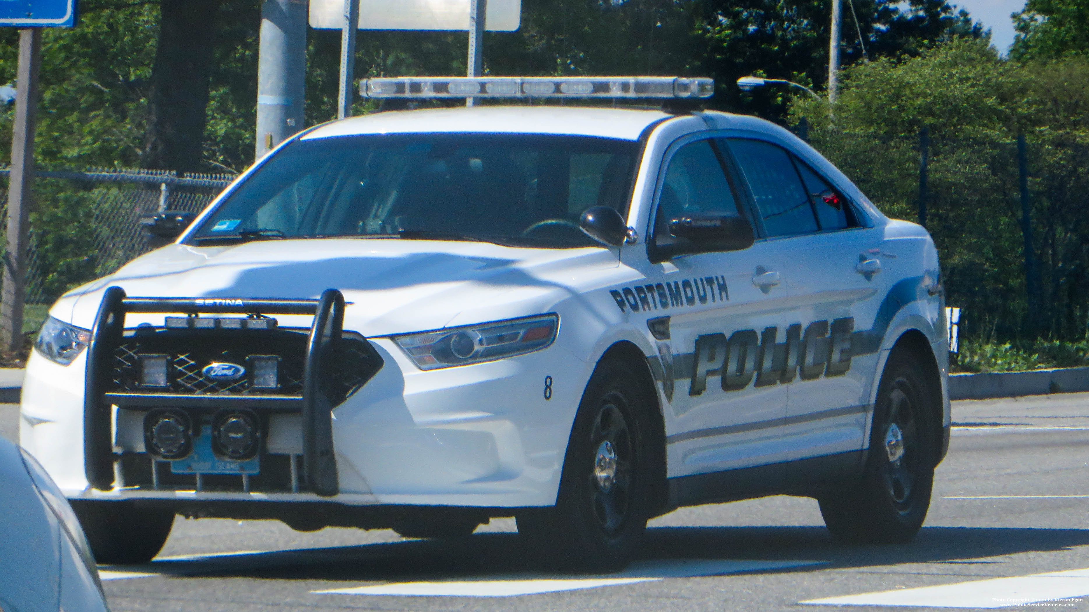 A photo  of Portsmouth Police
            Car 8, a 2013 Ford Police Interceptor Sedan             taken by Kieran Egan