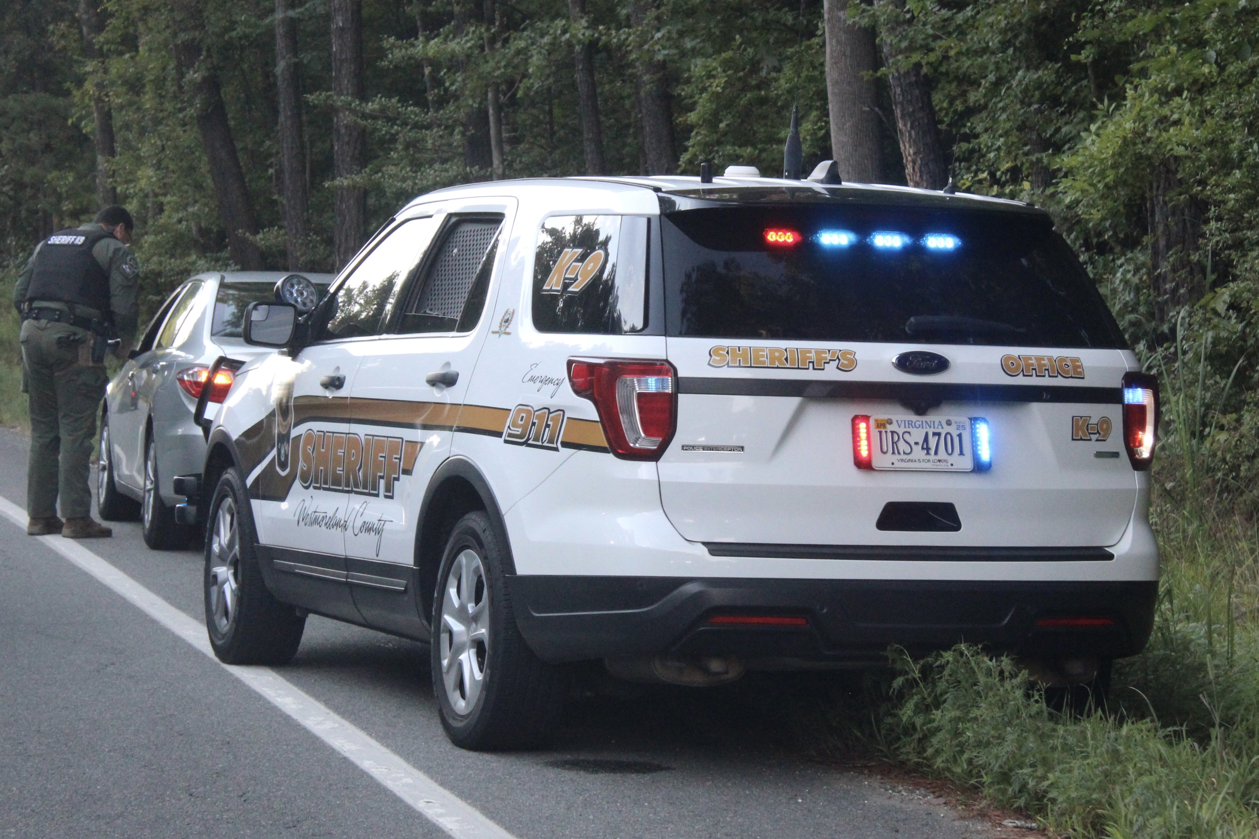A photo  of Westmoreland County Sheriff
            K-9 Unit, a 2016-2019 Ford Police Interceptor Utility             taken by @riemergencyvehicles