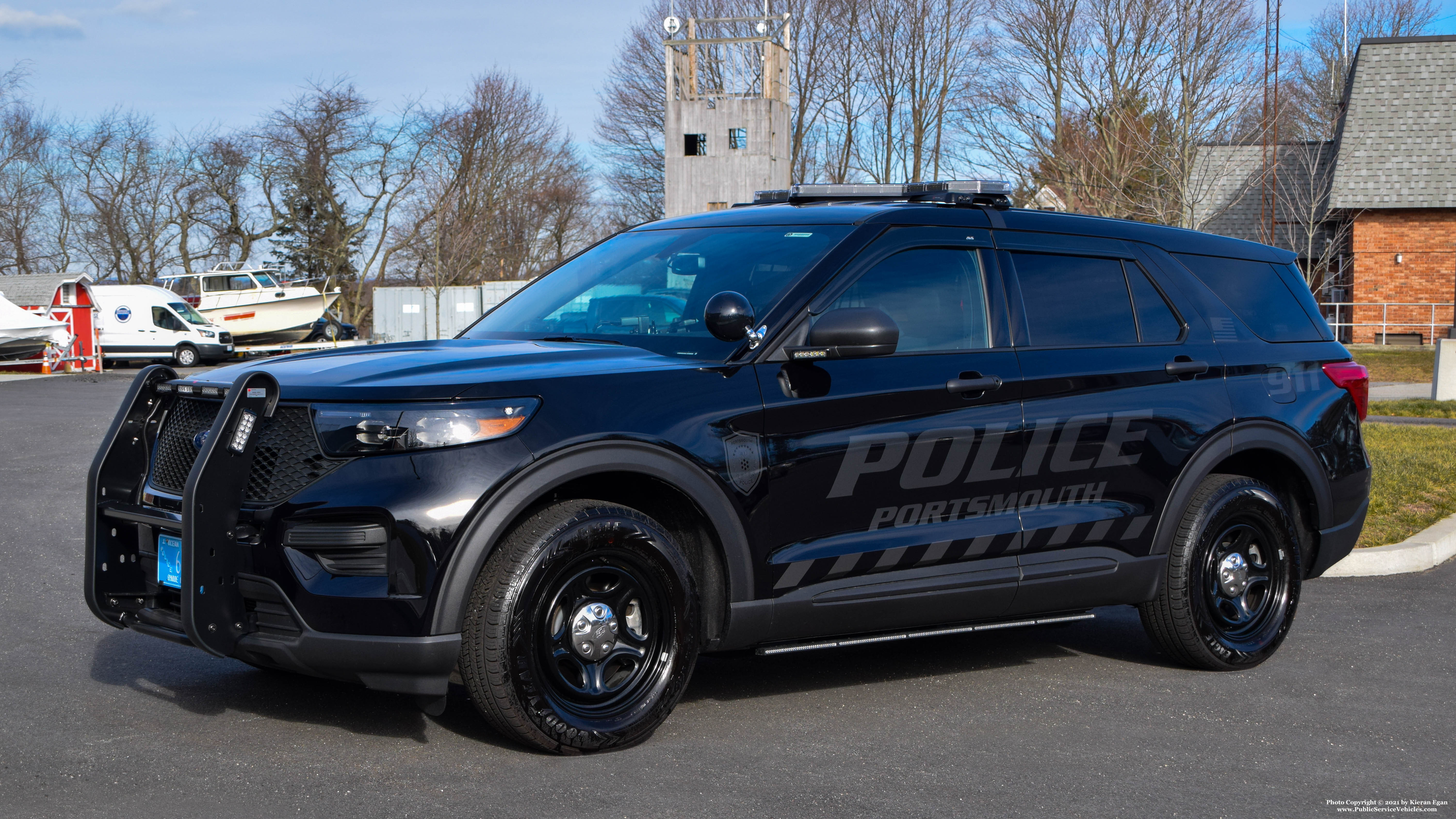 A photo  of Portsmouth Police
            Cruiser 6610, a 2020 Ford Police Interceptor Utility             taken by Kieran Egan