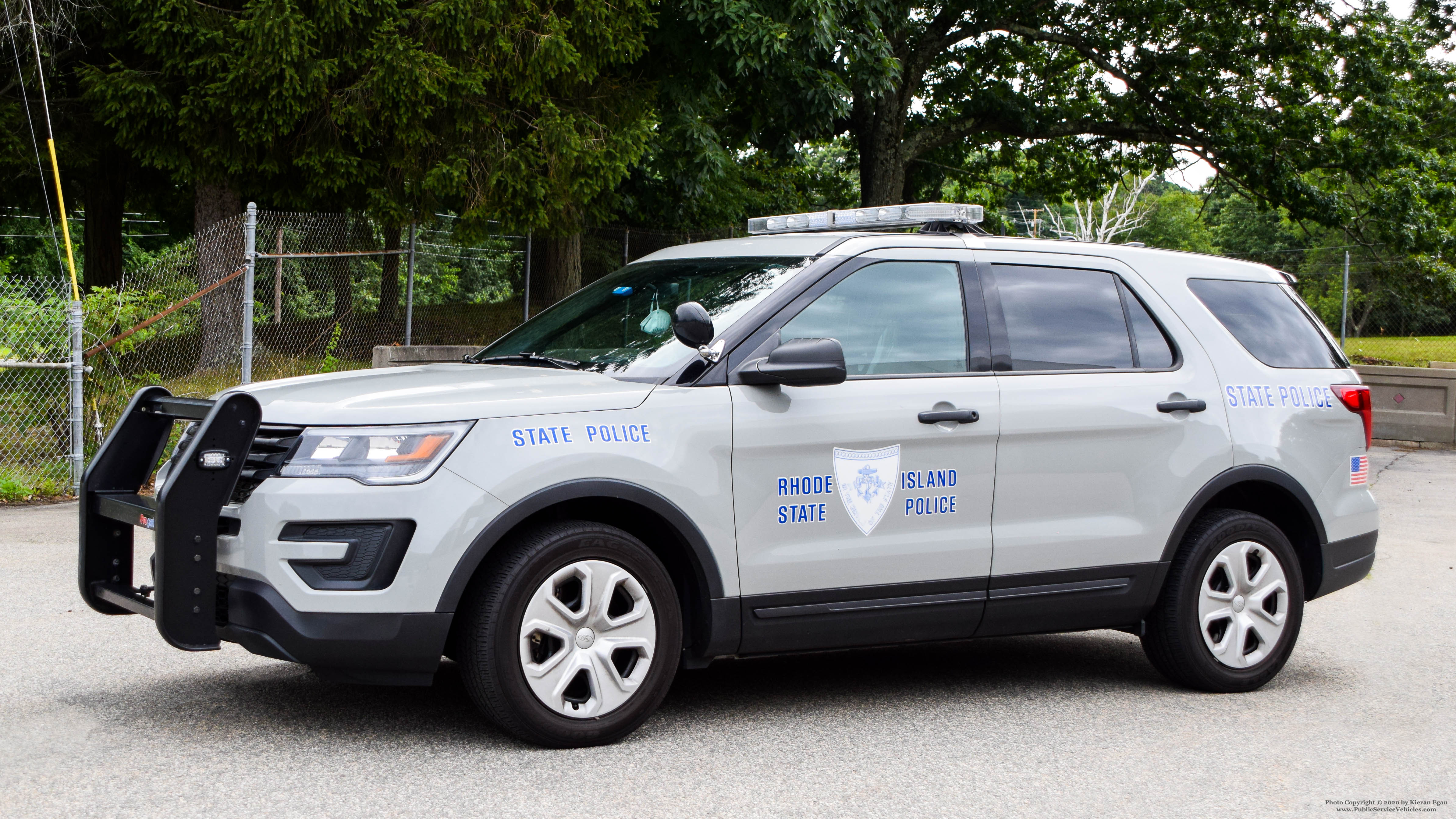 A photo  of Rhode Island State Police
            Cruiser 42, a 2018 Ford Police Interceptor Utility             taken by Kieran Egan