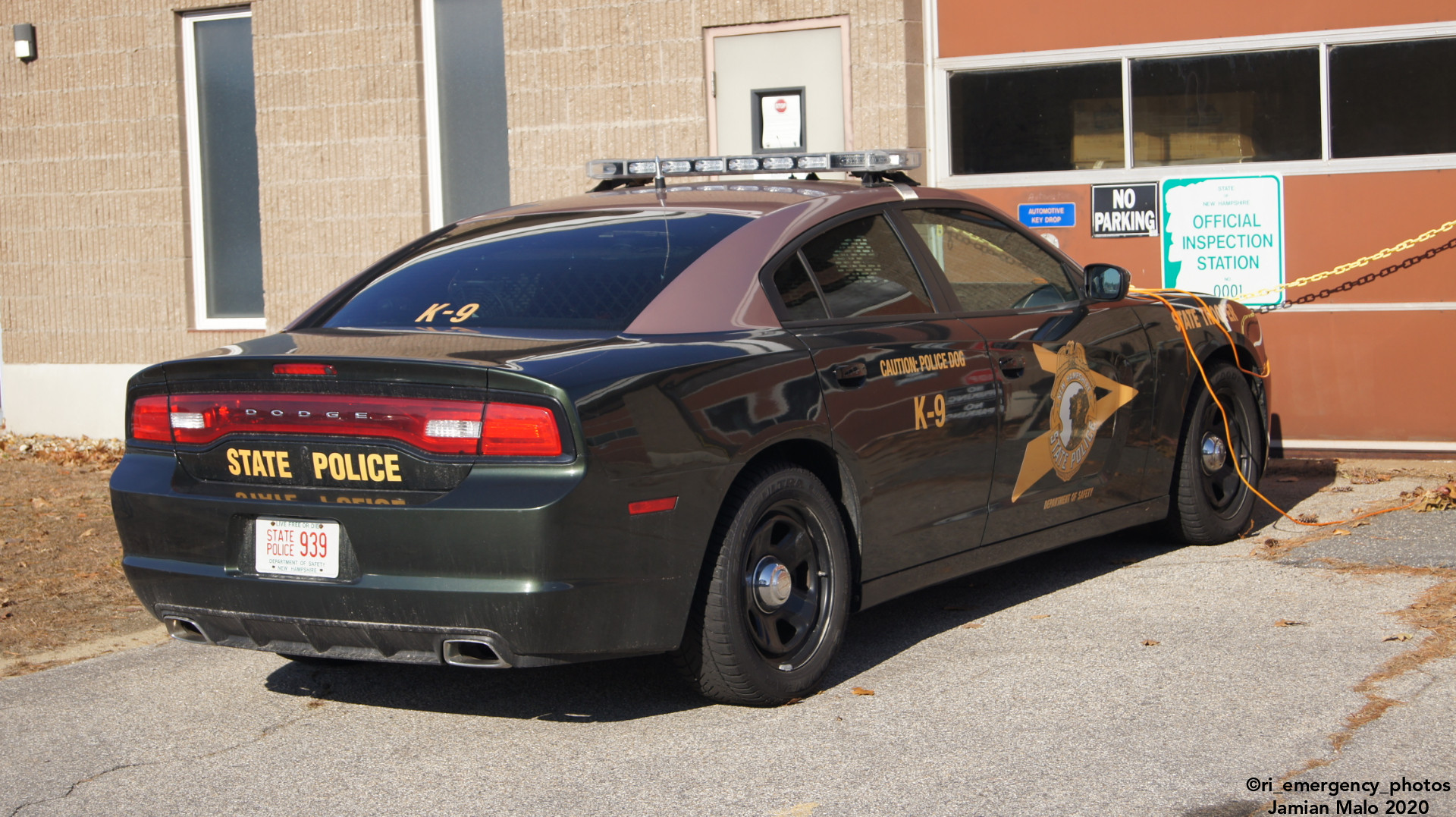 A photo  of New Hampshire State Police
            Cruiser 939, a 2011-2014 Dodge Charger             taken by Jamian Malo