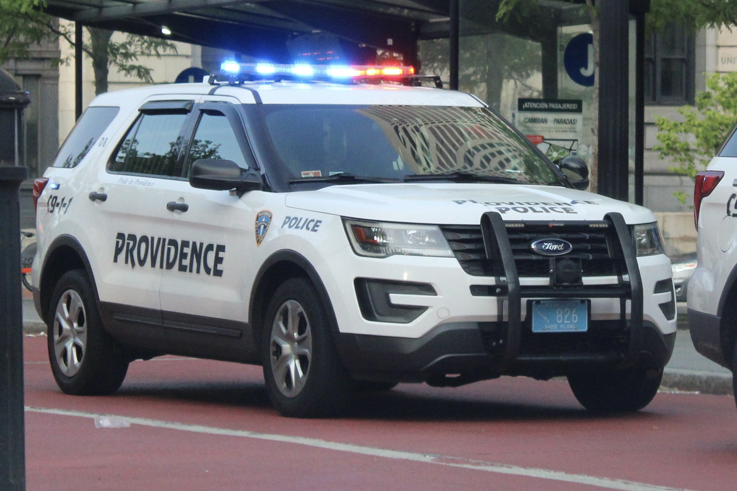A photo  of Providence Police
            Cruiser 826, a 2017 Ford Police Interceptor Utility             taken by @riemergencyvehicles
