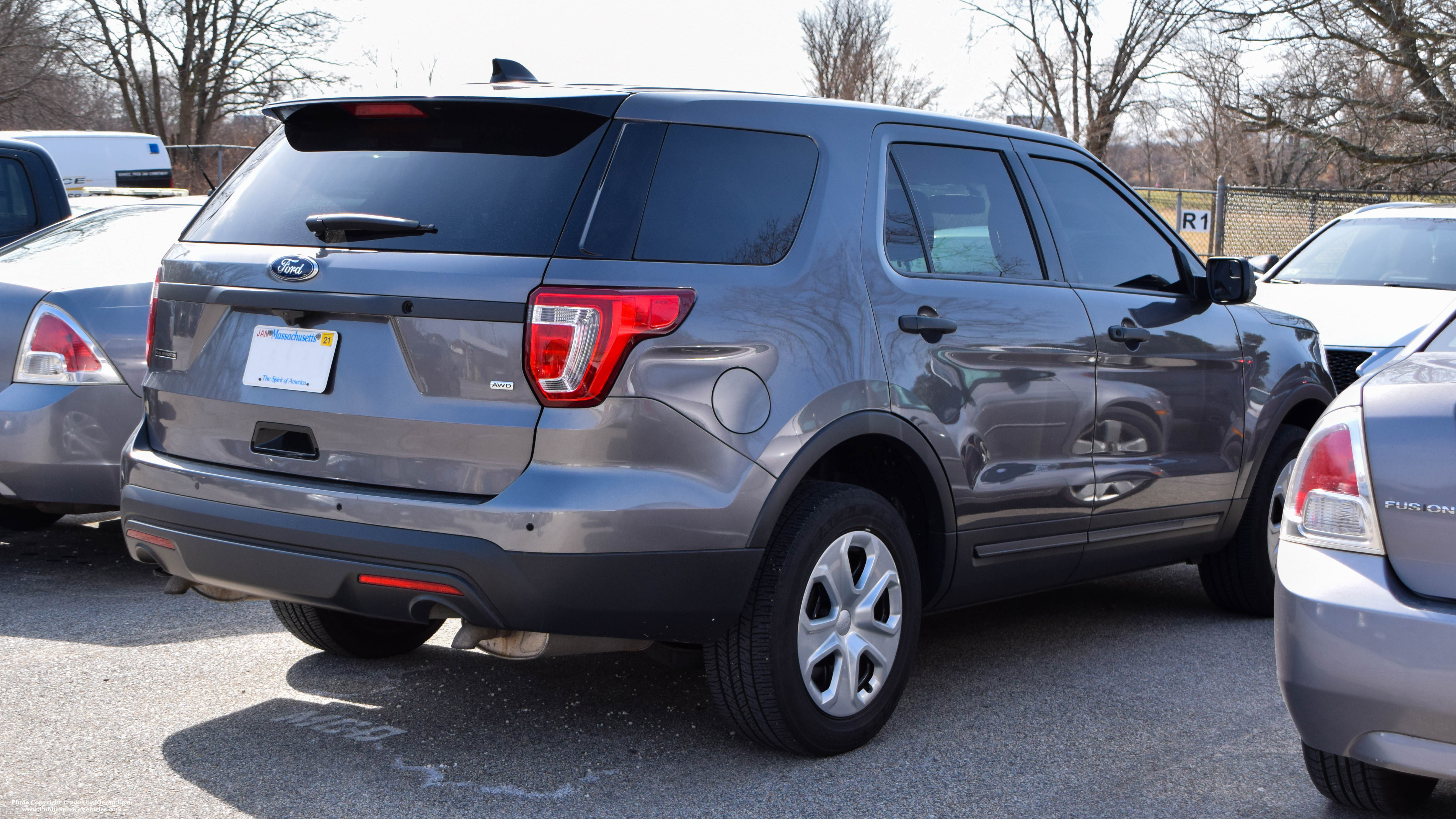 A photo  of Fall River Police
            Unmarked Unit, a 2016-2019 Ford Police Interceptor Utility             taken by Kieran Egan